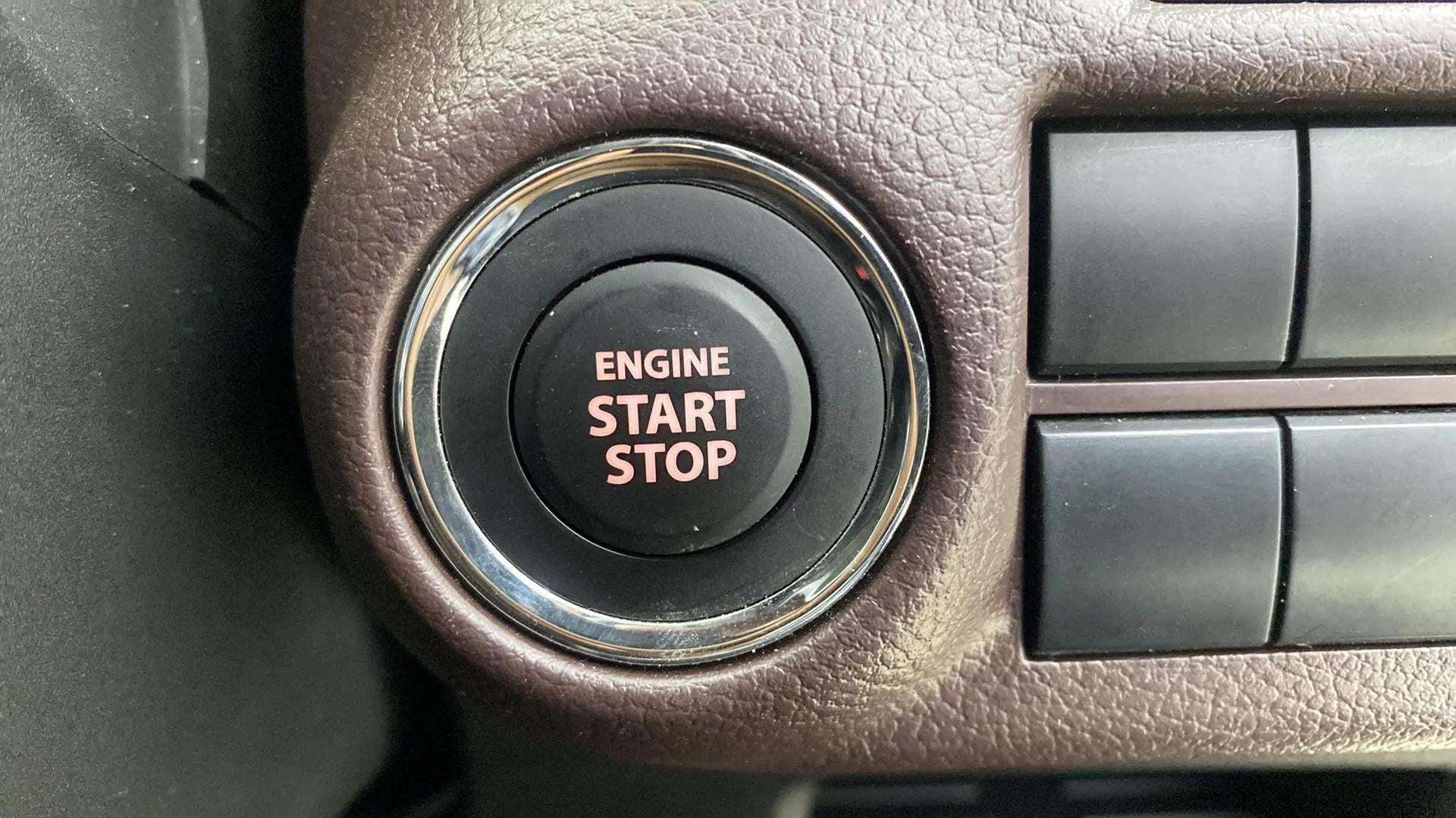 Engine start stop button of a Maruti Suzuki FRONX