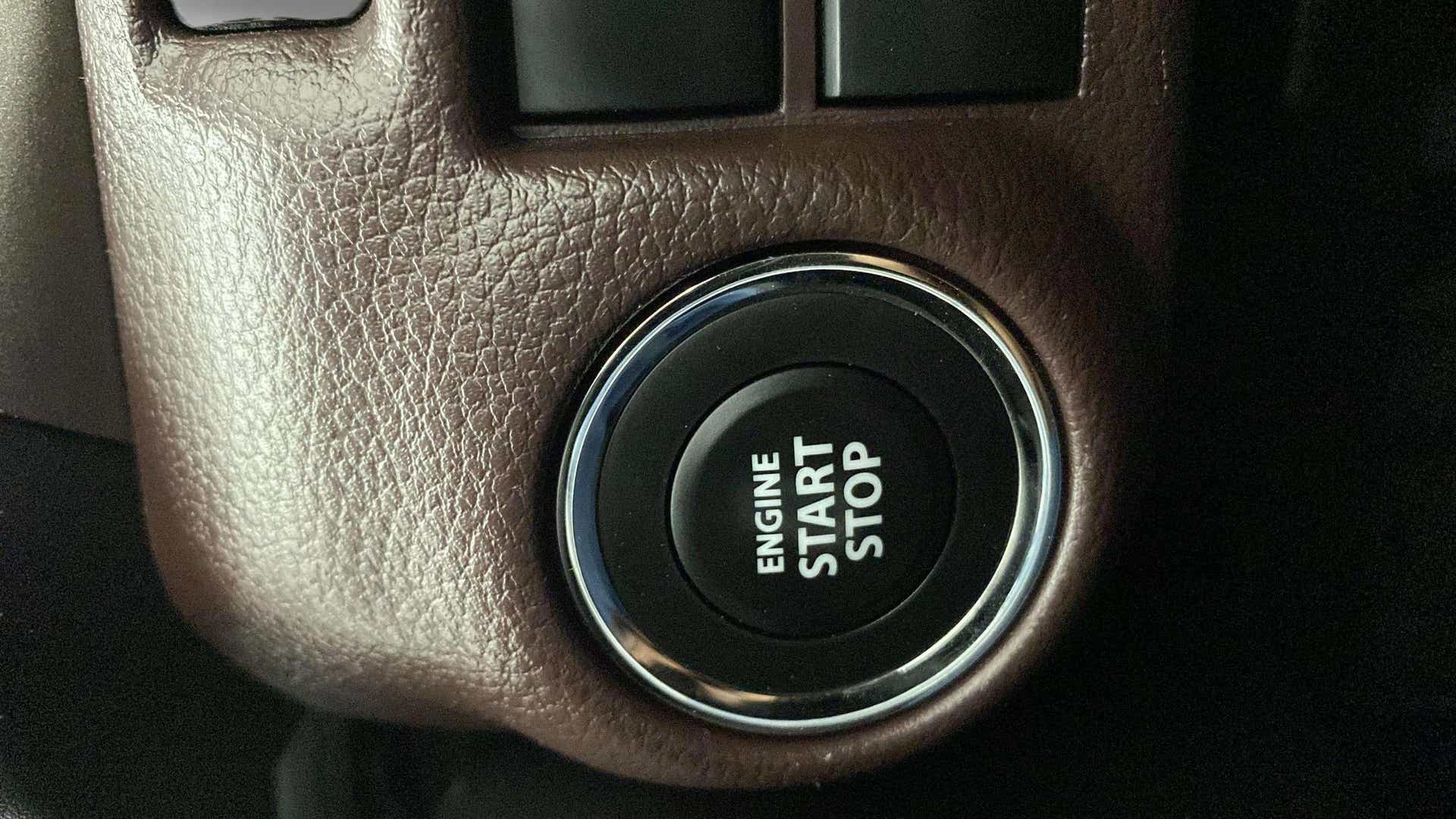 Engine start stop button of a Maruti Suzuki FRONX