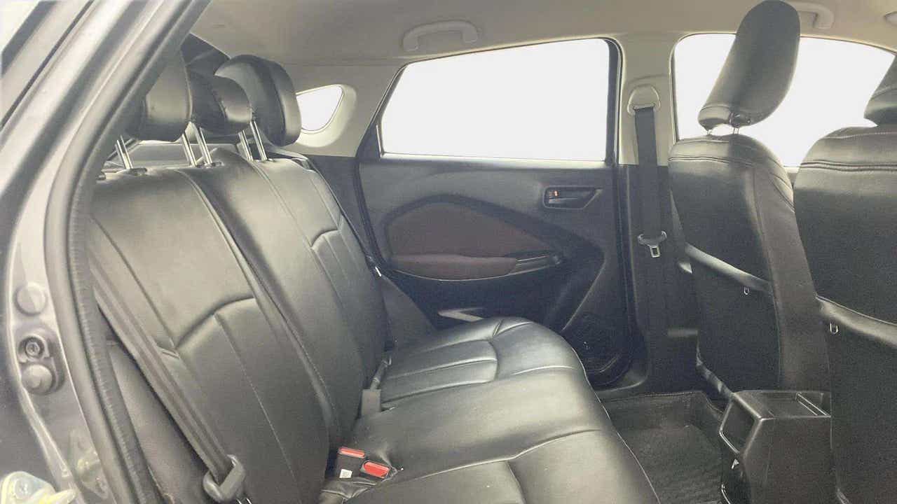 Rear seat view of a Maruti Suzuki FRONX
