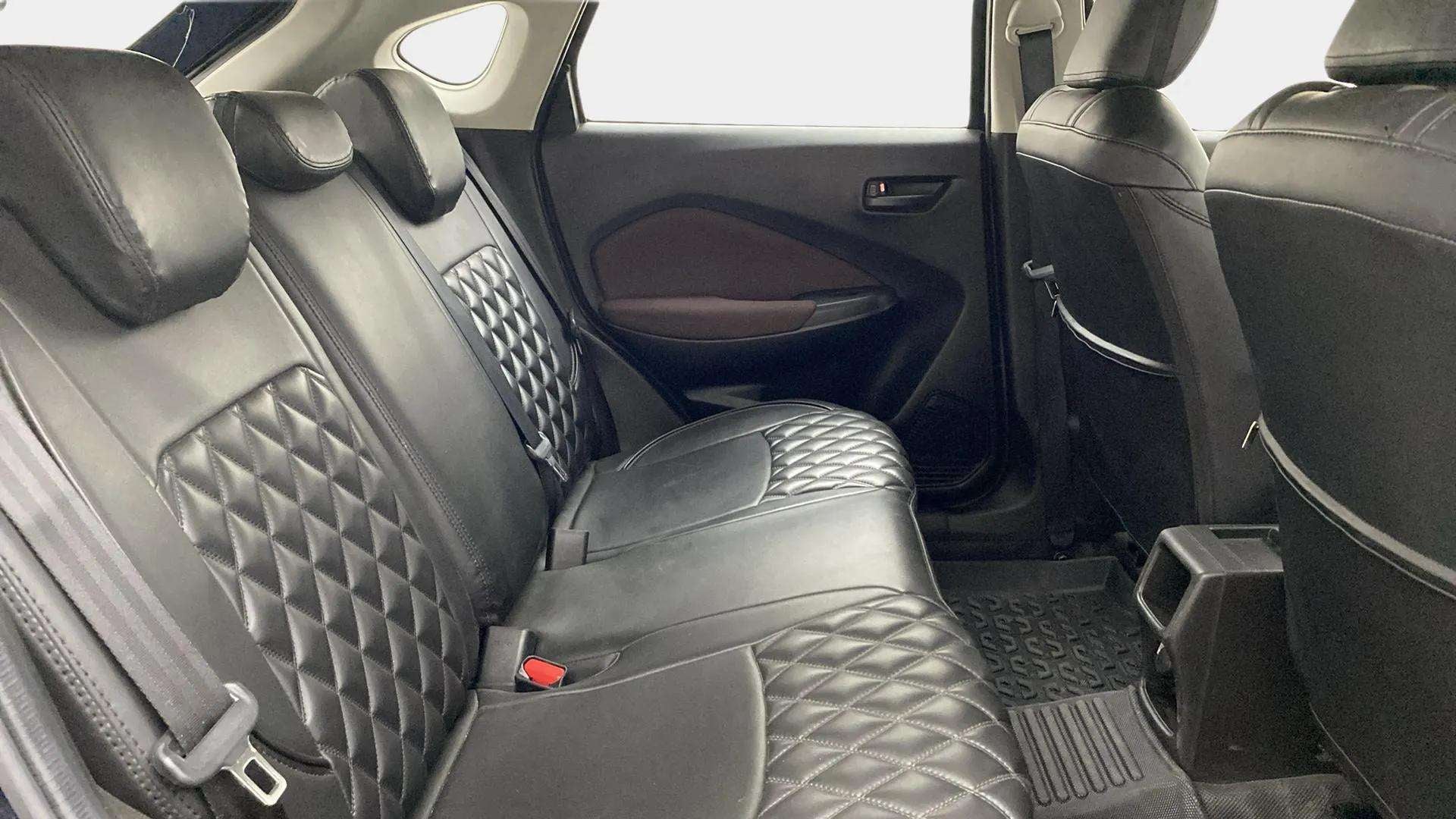 Rear seat area of a Maruti Suzuki FRONX
