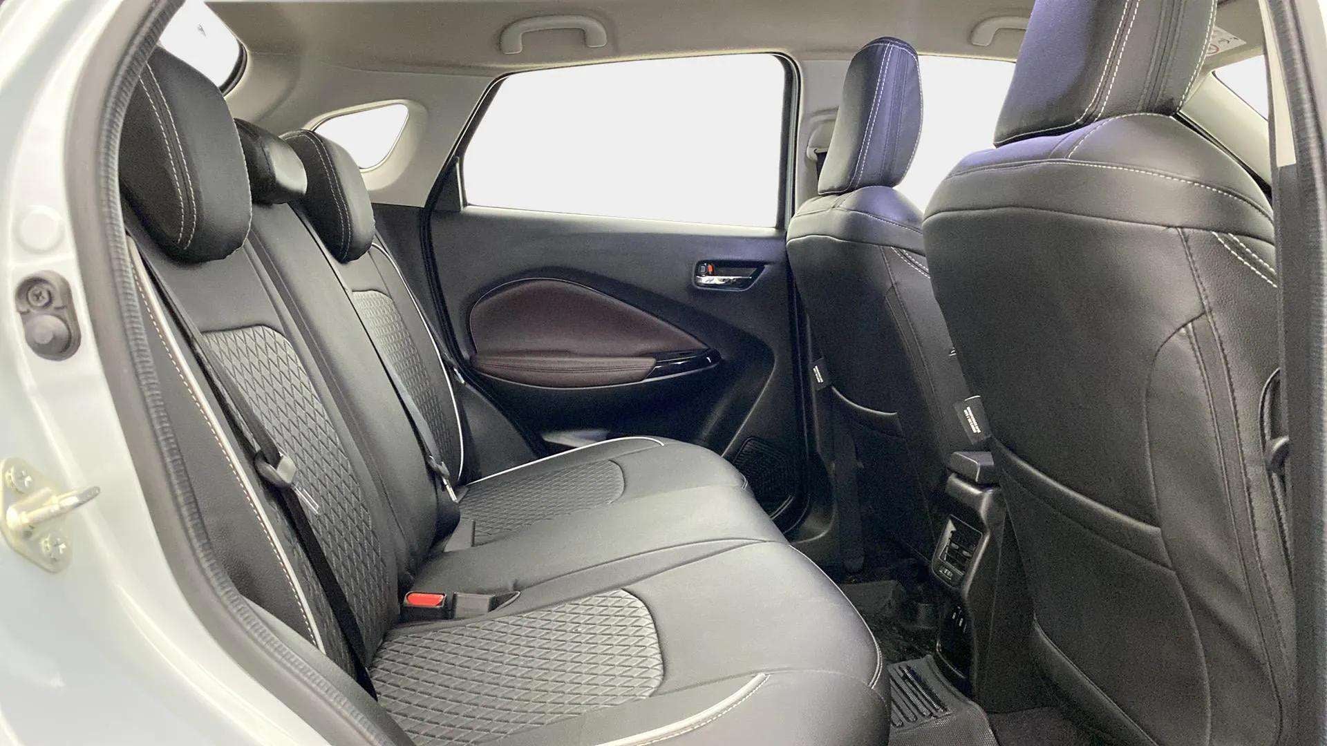 Rear seat view of a Maruti Suzuki FRONX