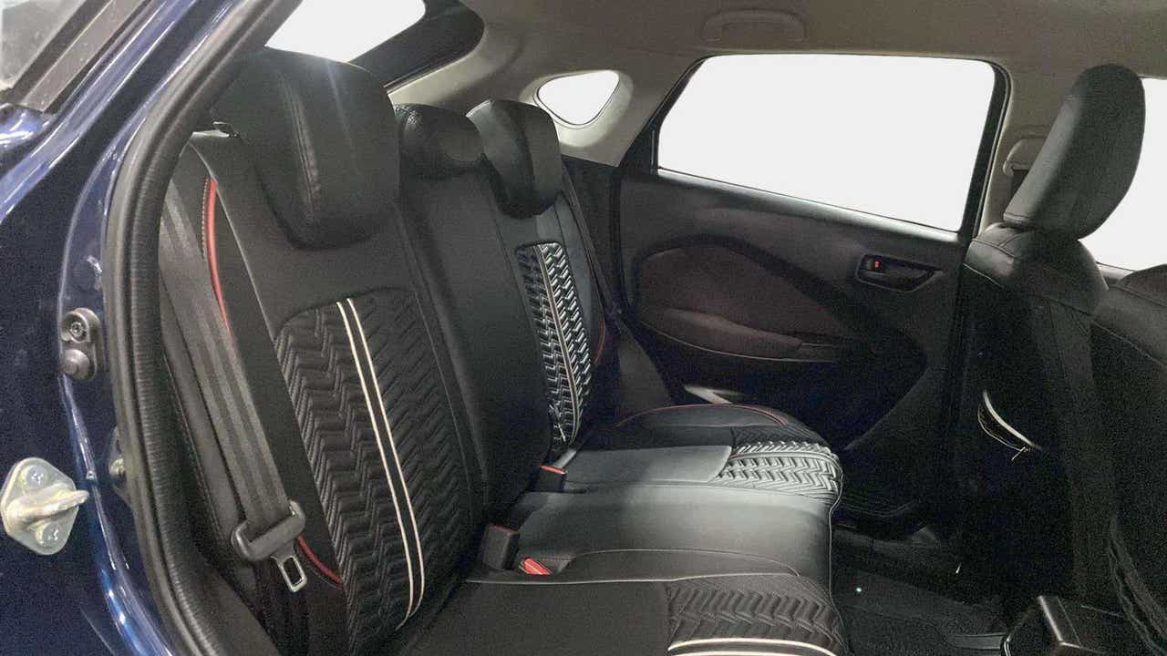 Rear seat view of a Maruti Suzuki FRONX