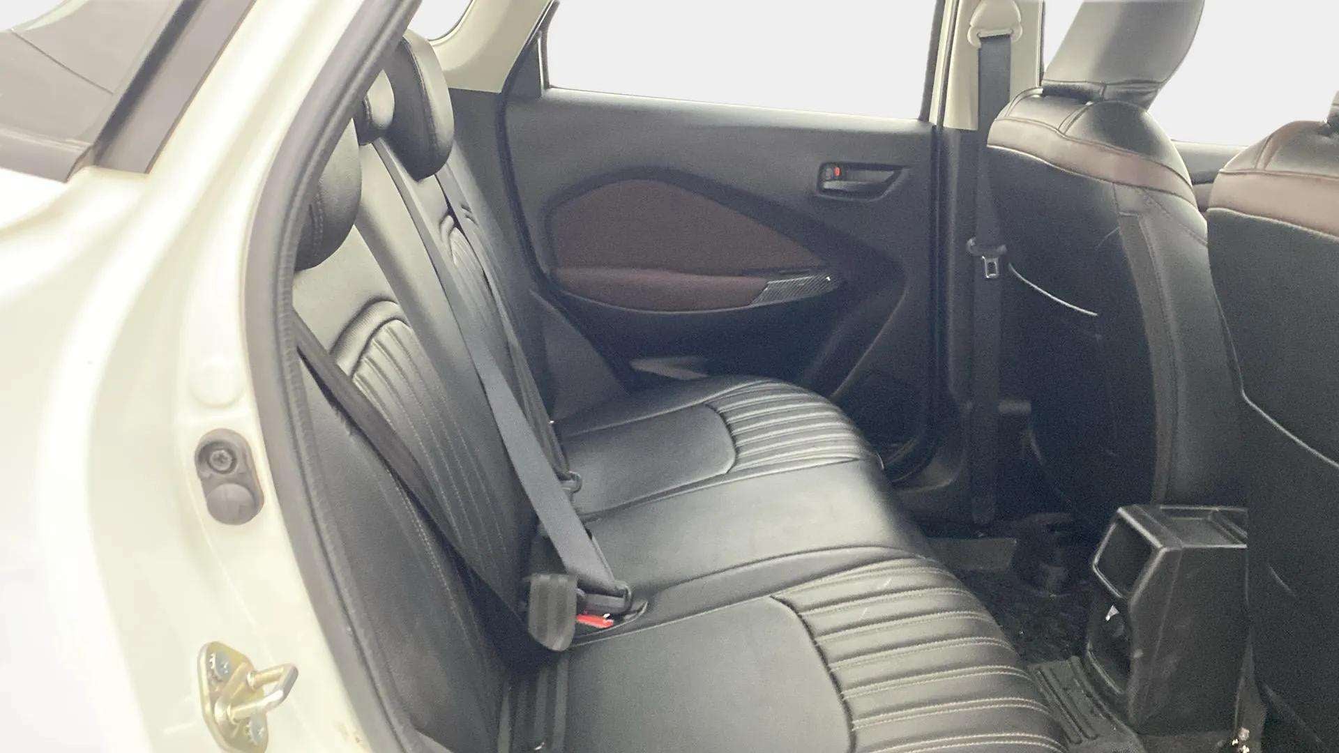 Rear seat view of a Maruti Suzuki FRONX