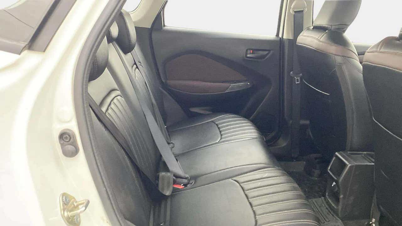 Rear seat view of a Maruti Suzuki FRONX