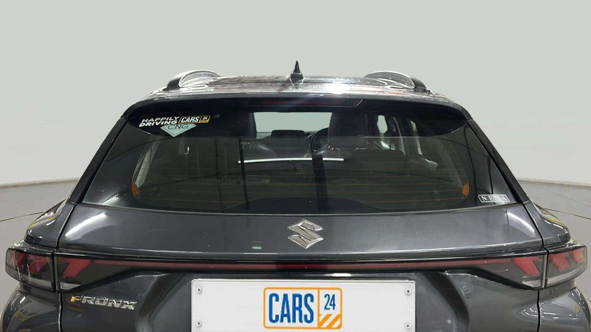 Rear view of a Maruti Suzuki FRONX