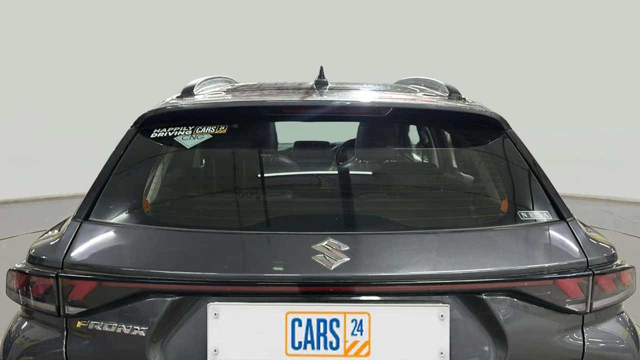 Rear view of a Maruti Suzuki FRONX