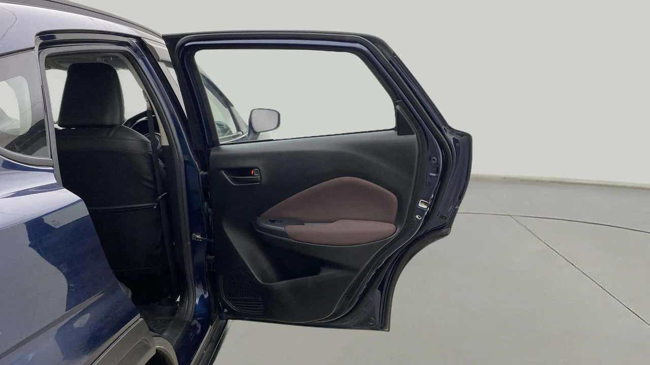 Rear left door interior of a Maruti Suzuki FRONX