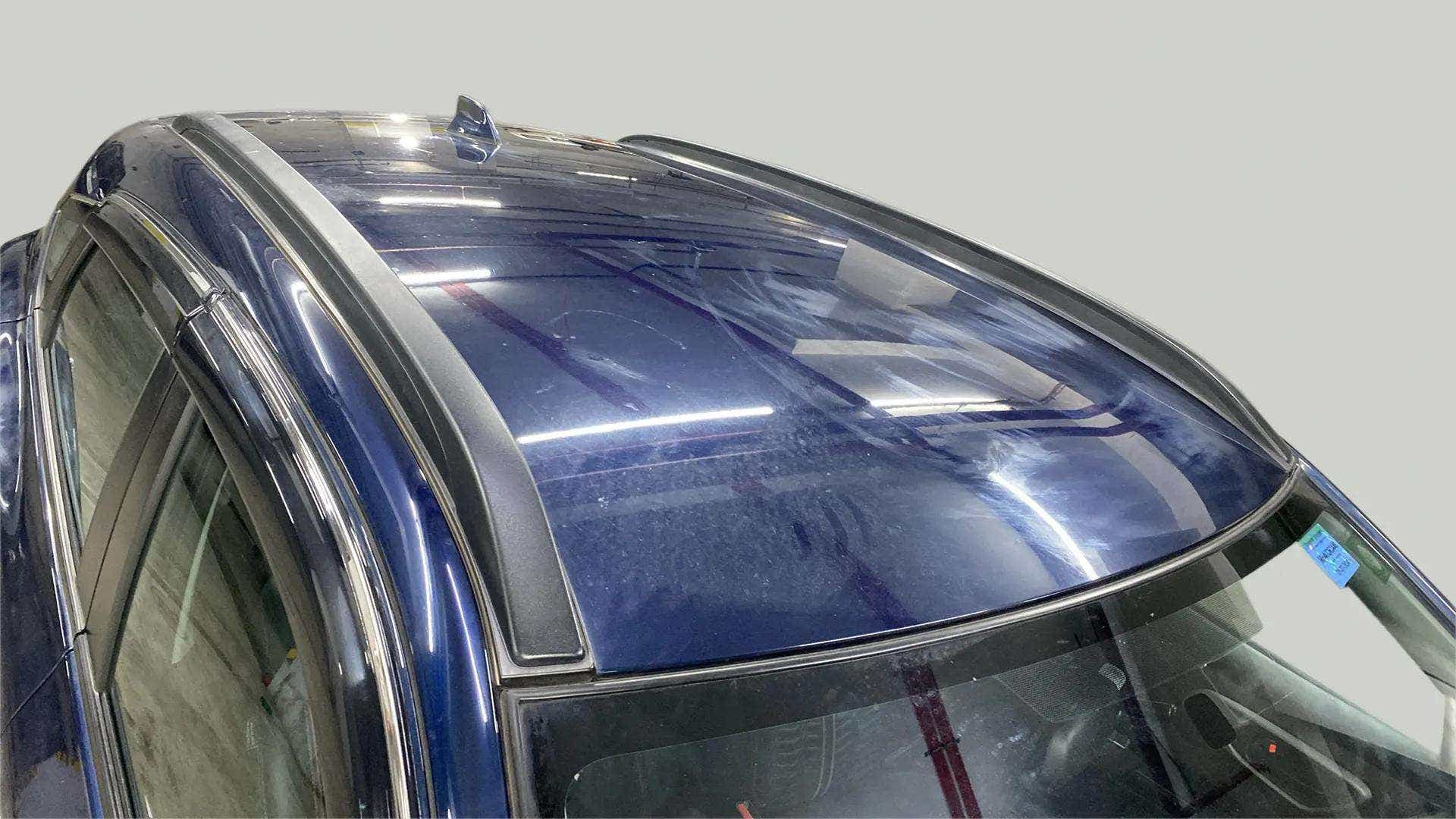 Roof view of a nexa blue Maruti Suzuki FRONX