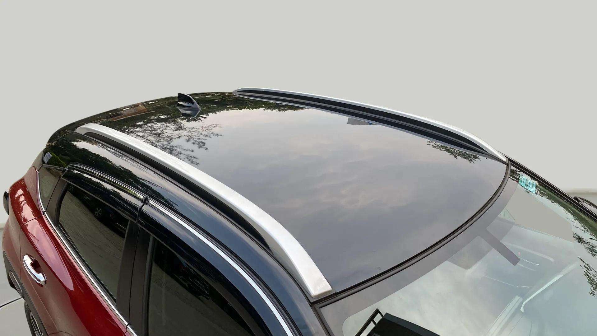 Roof and roof rail view of a Maruti Suzuki FRONX