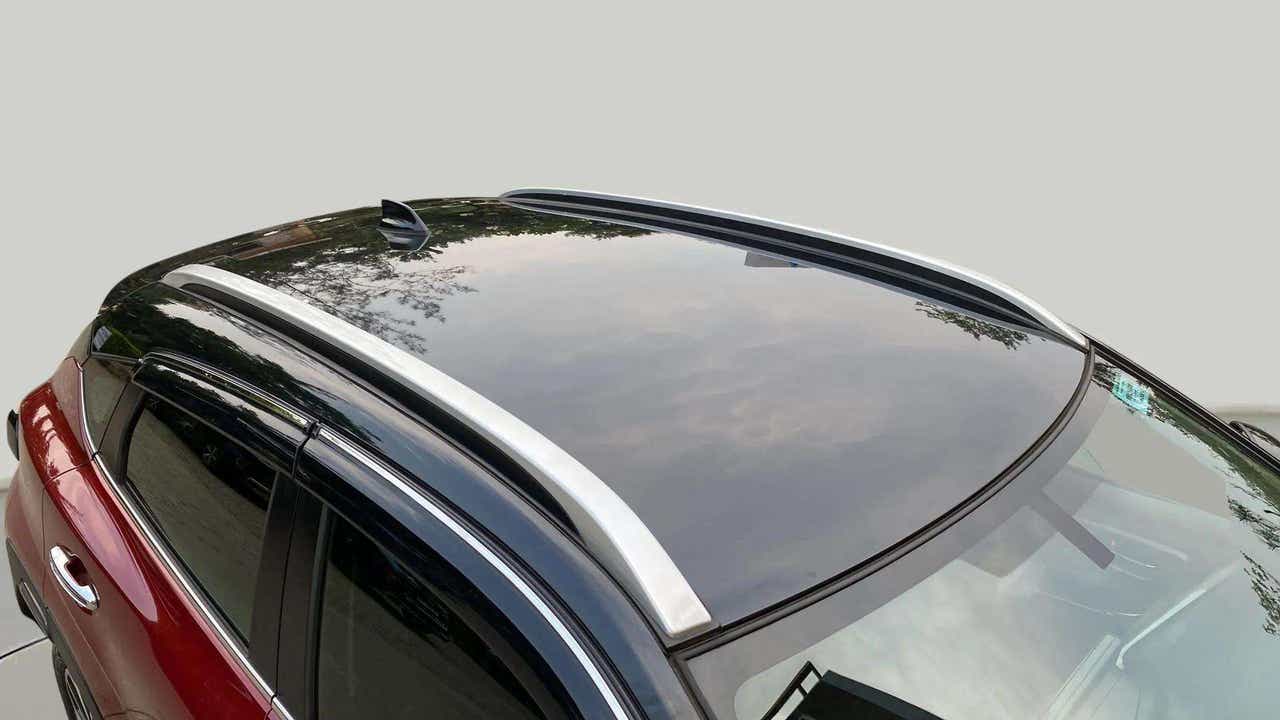 Roof and roof rail view of a Maruti Suzuki FRONX