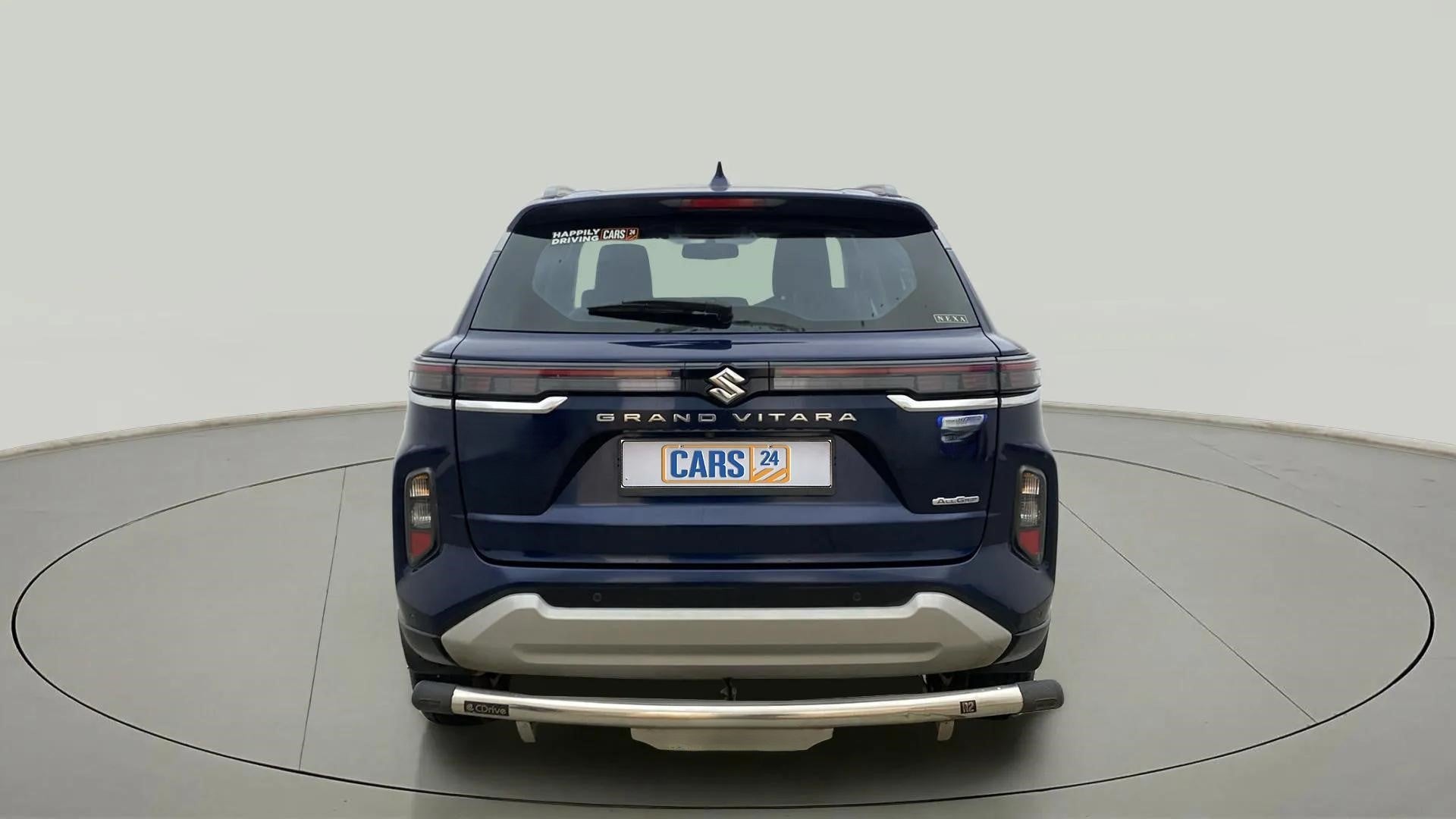 Rear view of a Maruti Suzuki Grand Vitara