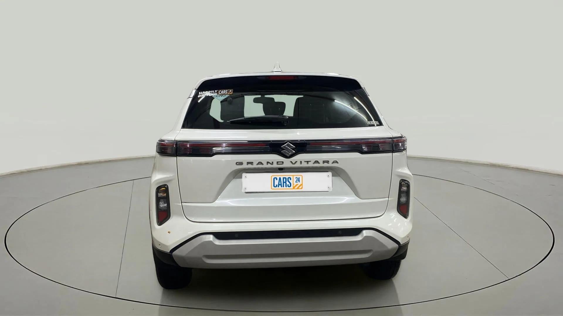 Rear view of a Maruti Suzuki Grand Vitara