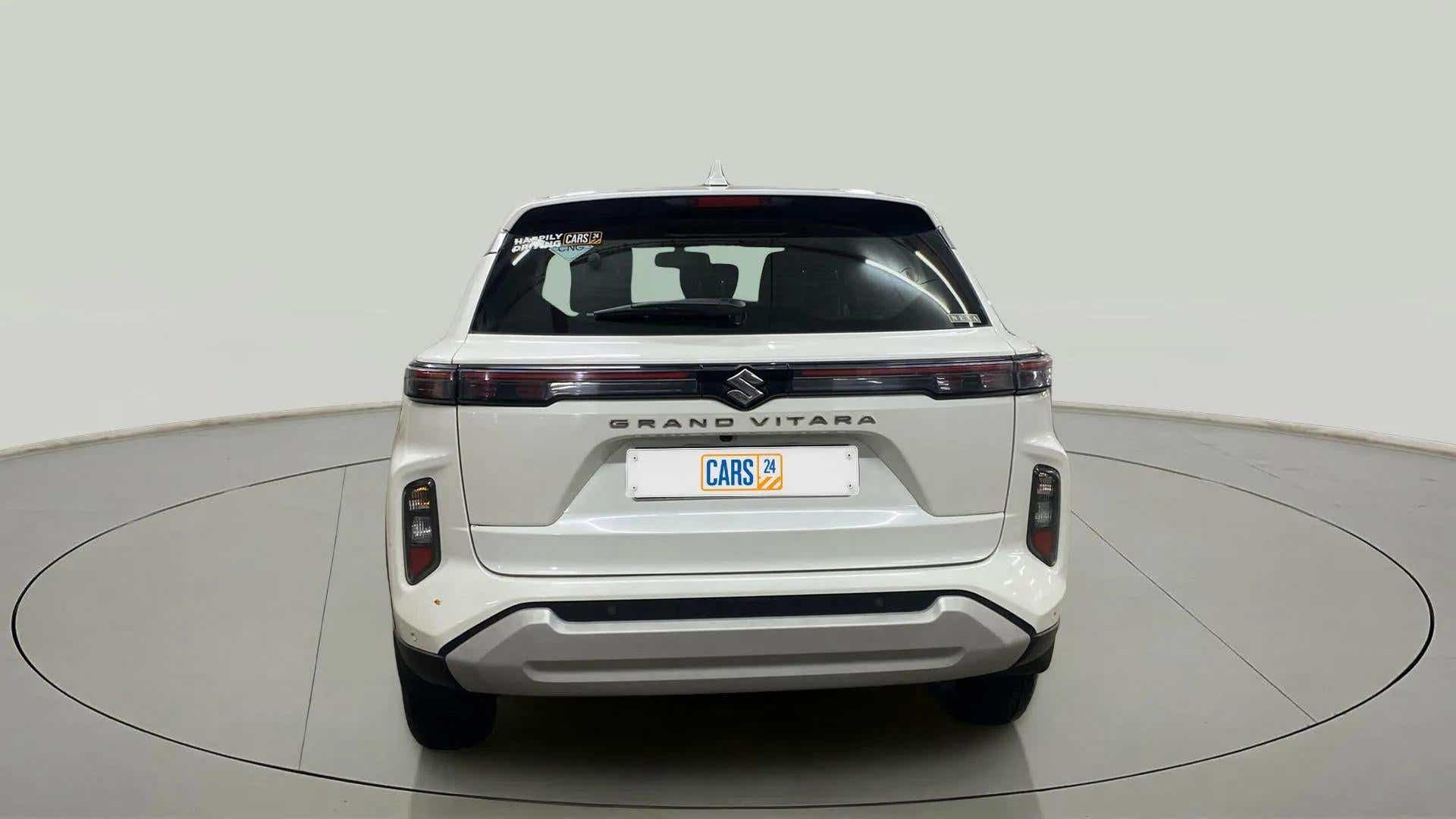Rear view of a Maruti Suzuki Grand Vitara