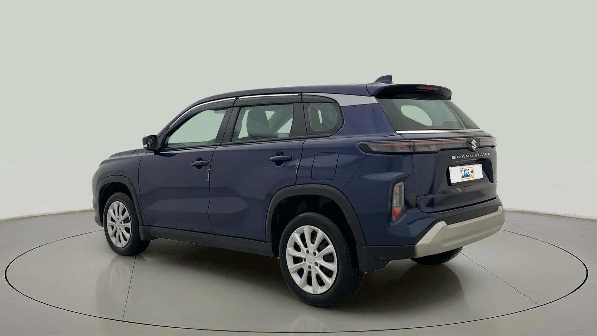 Rear three-quarter view of a Maruti Suzuki Grand Vitara