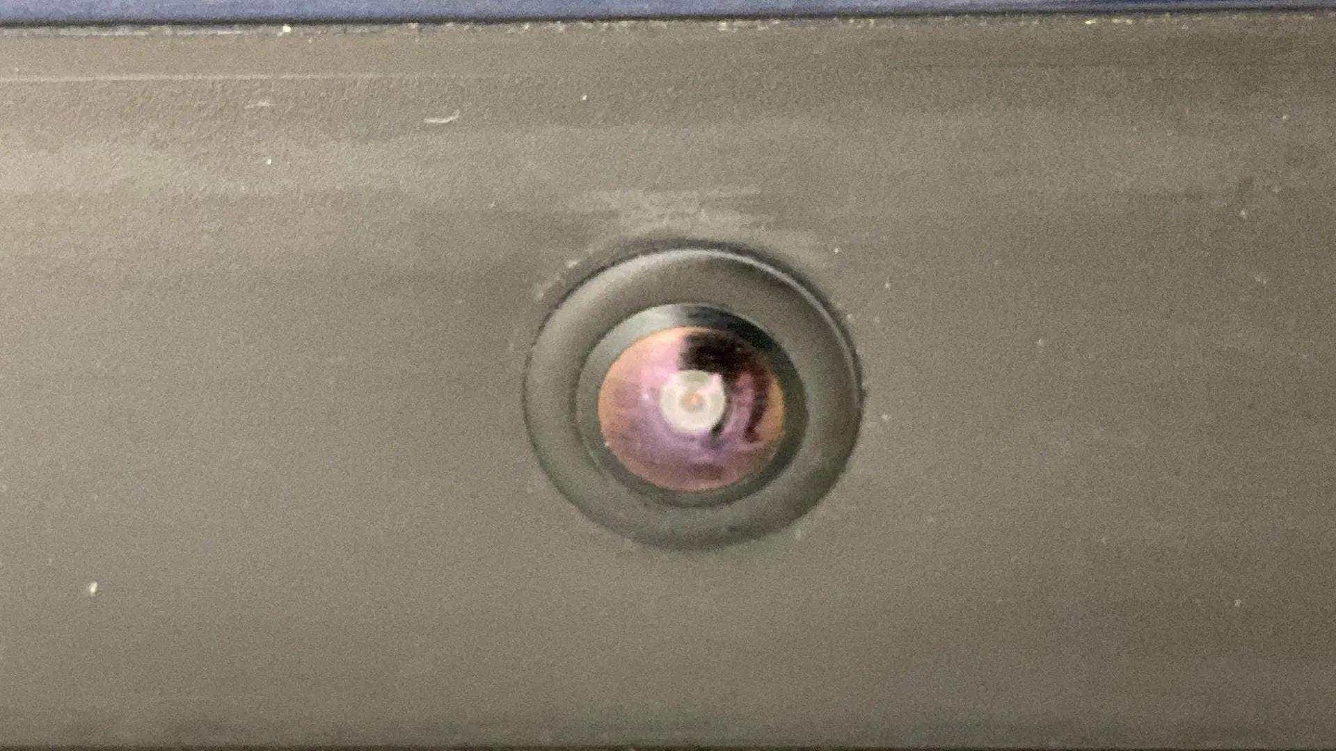 Close-up of a rear view camera of a Maruti Suzuki Grand Vitara