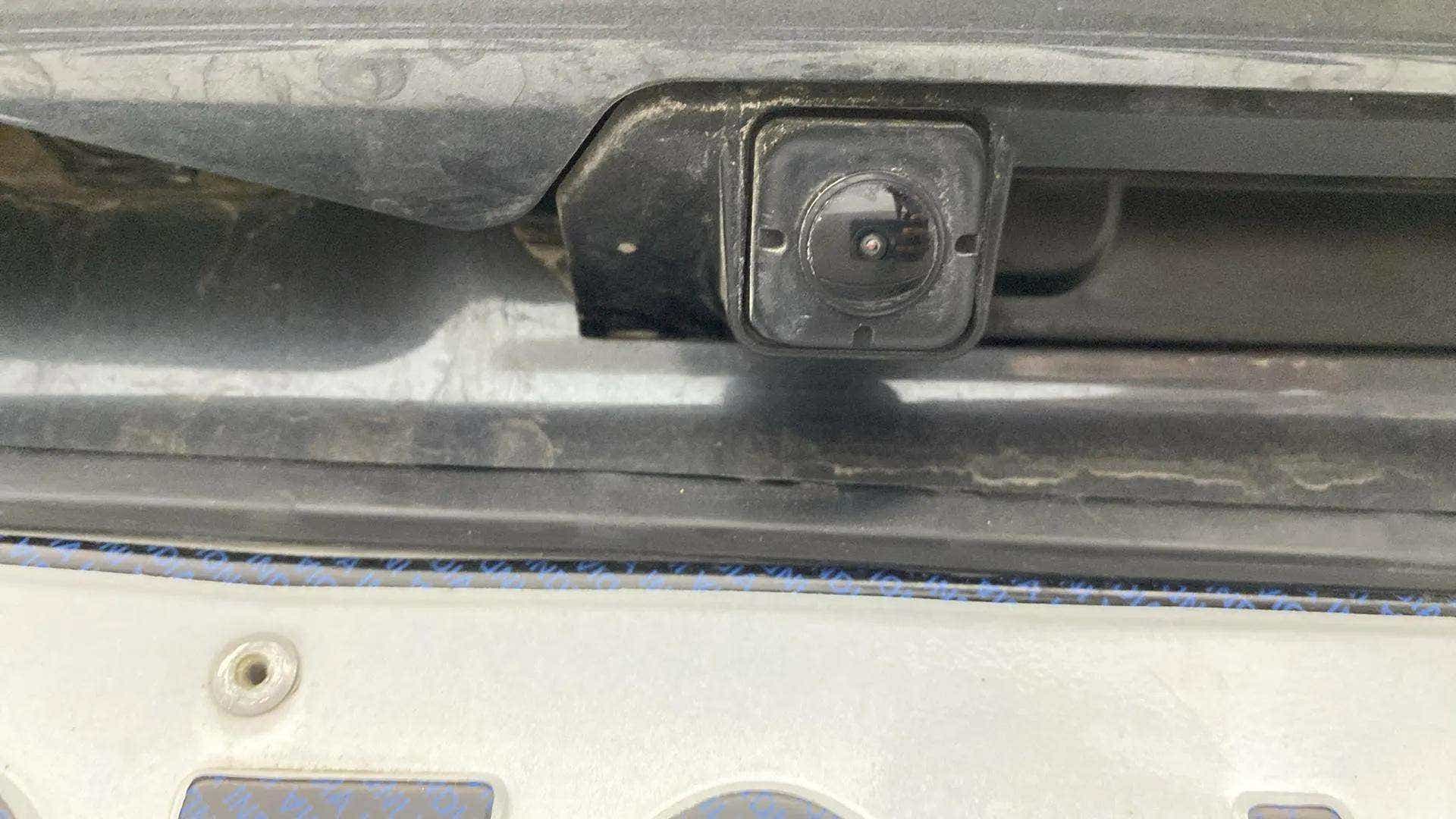 Close-up of the rear camera on a Maruti Suzuki Grand Vitara