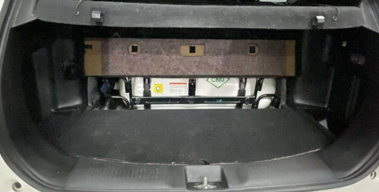 Boot space with cng tank of a Maruti Suzuki Grand Vitara