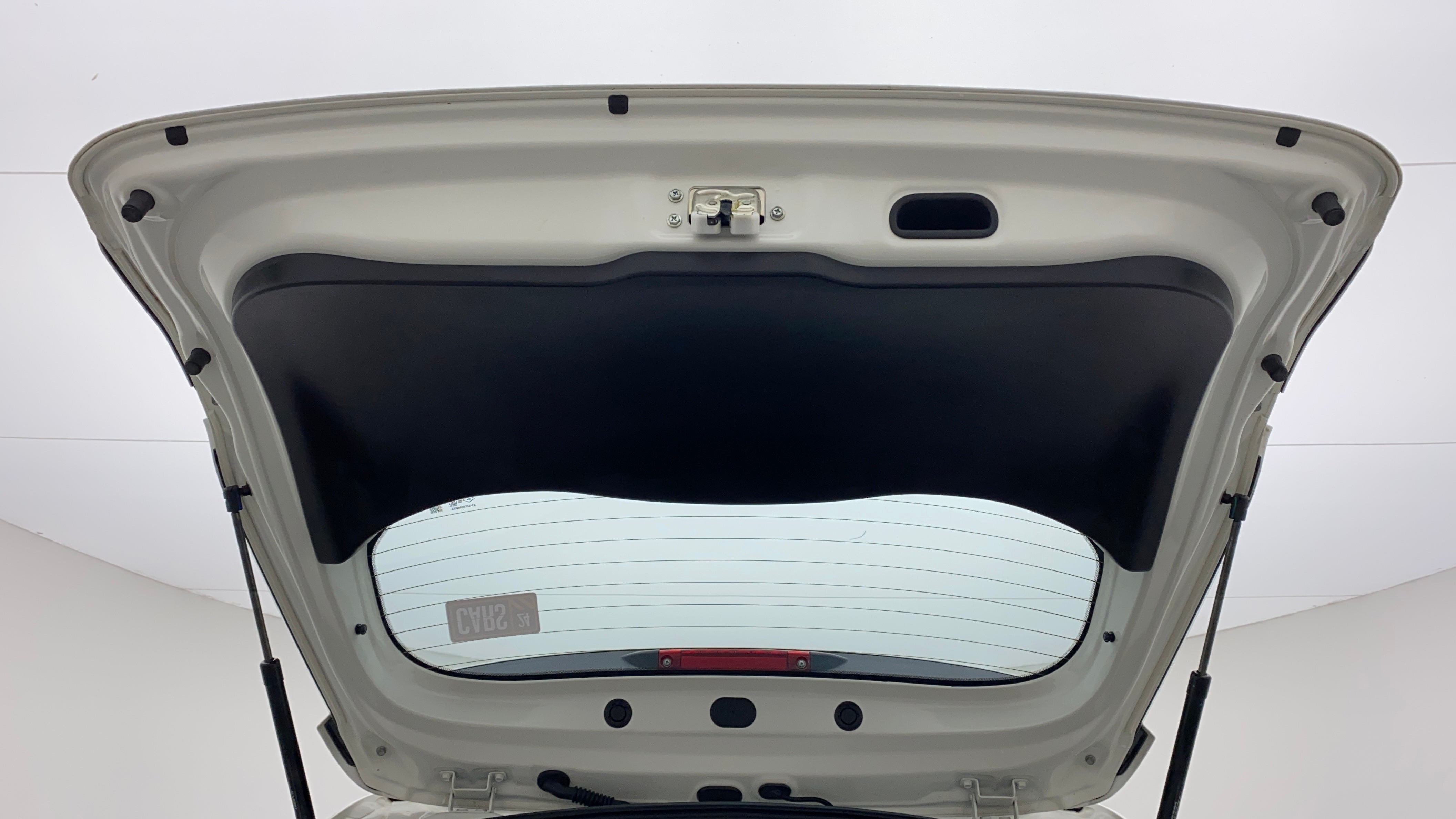 Tailgate inner view of a Maruti Suzuki Grand Vitara
