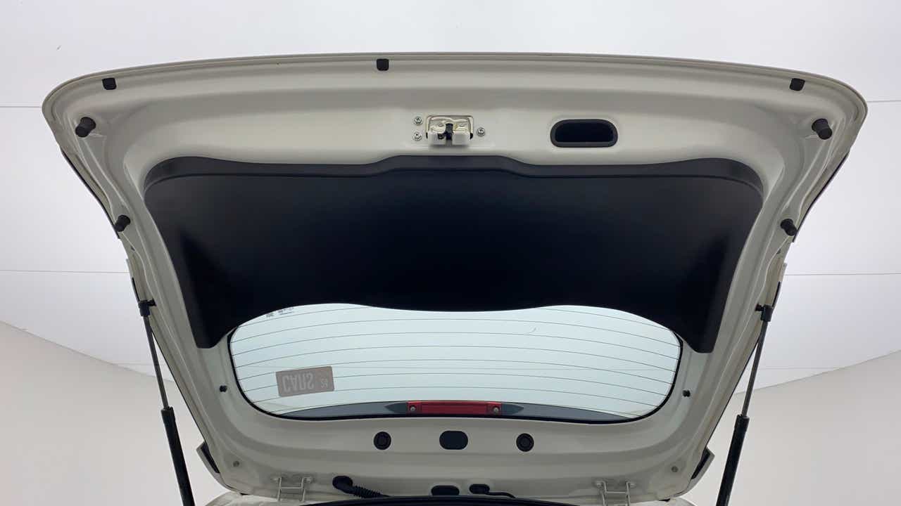 Tailgate inner view of a Maruti Suzuki Grand Vitara