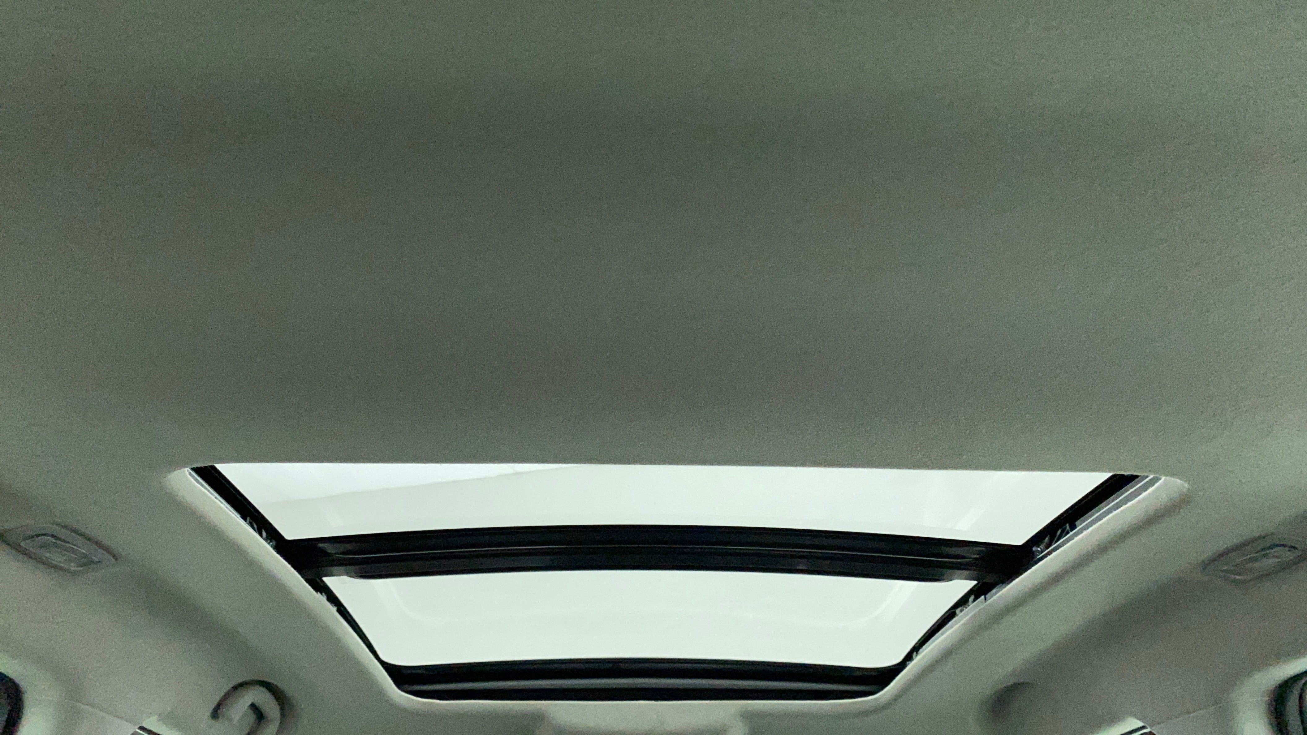Sunroof interior view of a Maruti Suzuki Grand Vitara