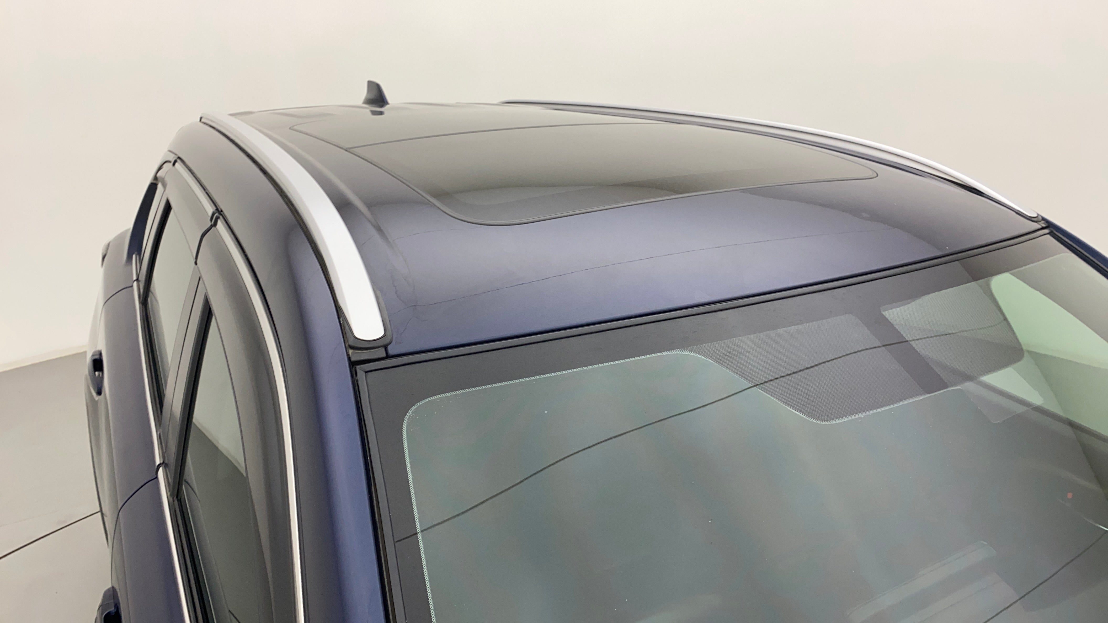 Sunroof and roof rails of a Maruti Suzuki Grand Vitara