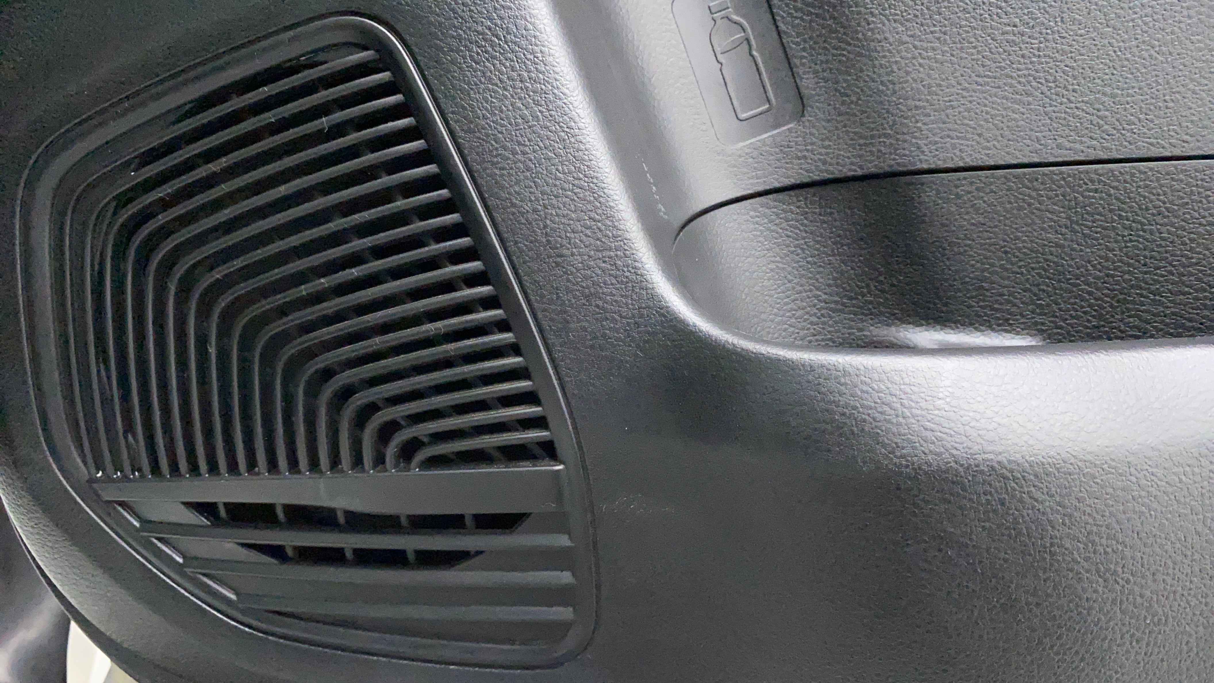 Close-up of interior door panel vent of a Maruti Suzuki Grand Vitara