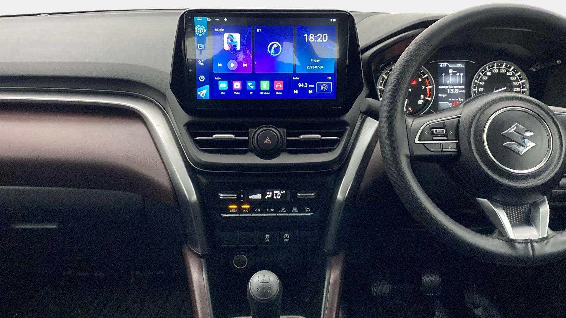 Interior dashboard of a Maruti Suzuki Grand Vitara