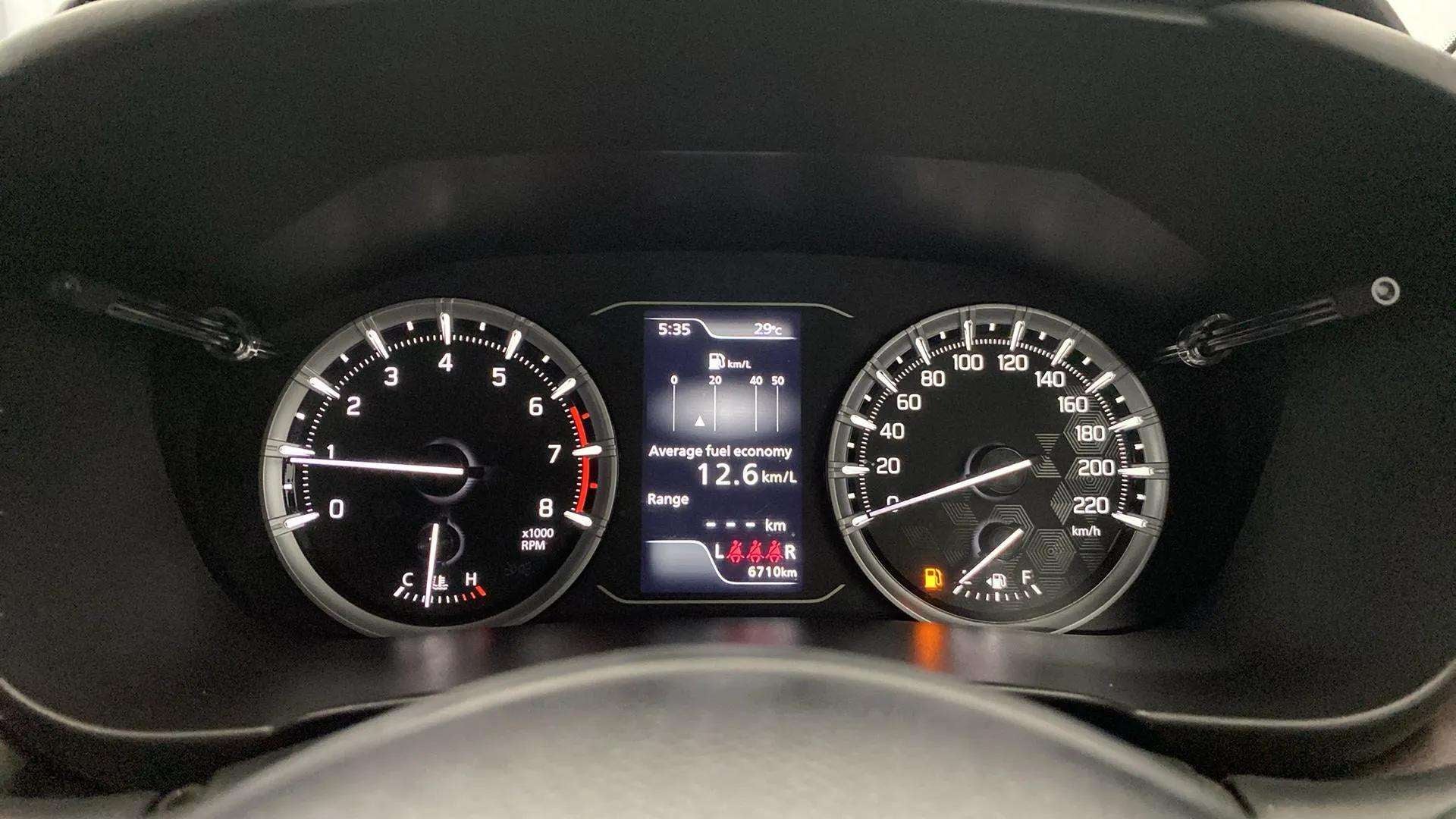 Instrument cluster of a Maruti Suzuki Grand Vitara