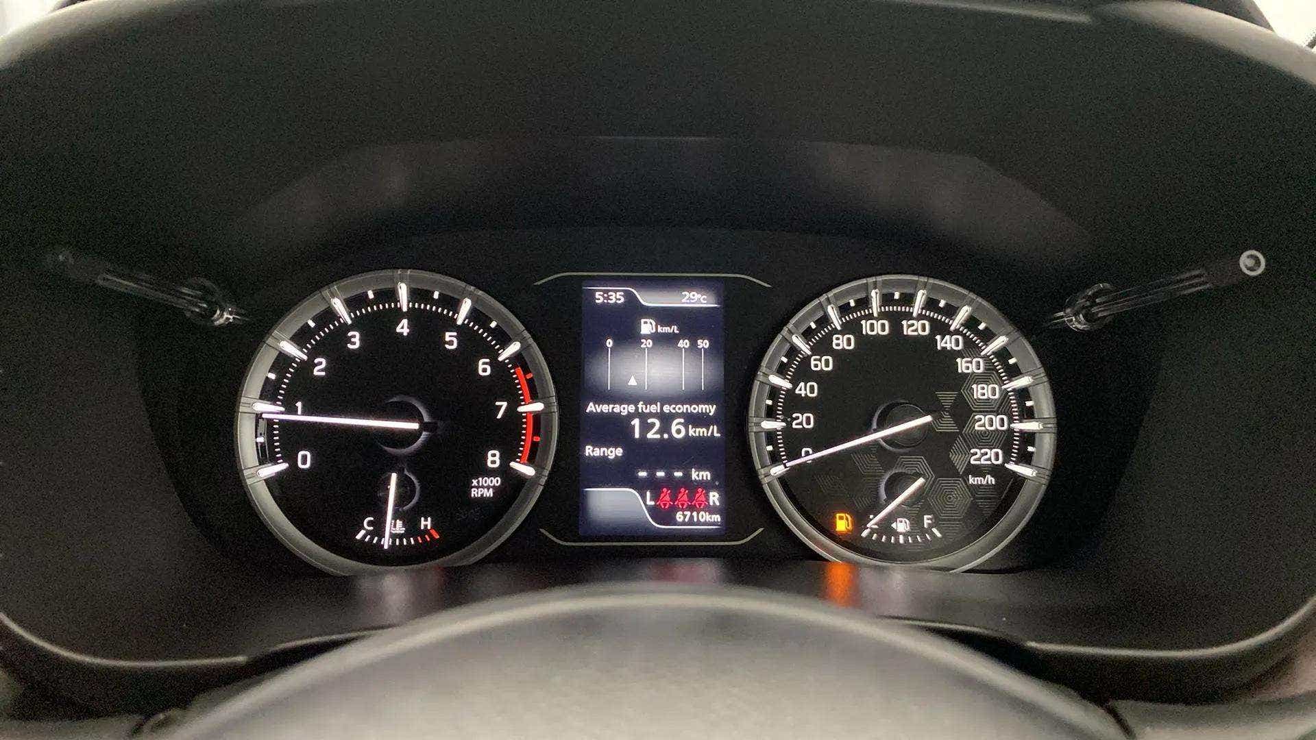 Instrument cluster of a Maruti Suzuki Grand Vitara