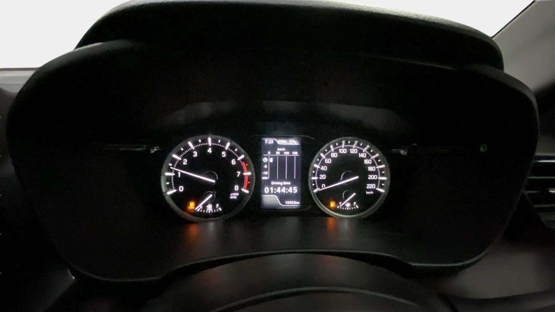 Instrument cluster of a Maruti Suzuki Grand Vitara