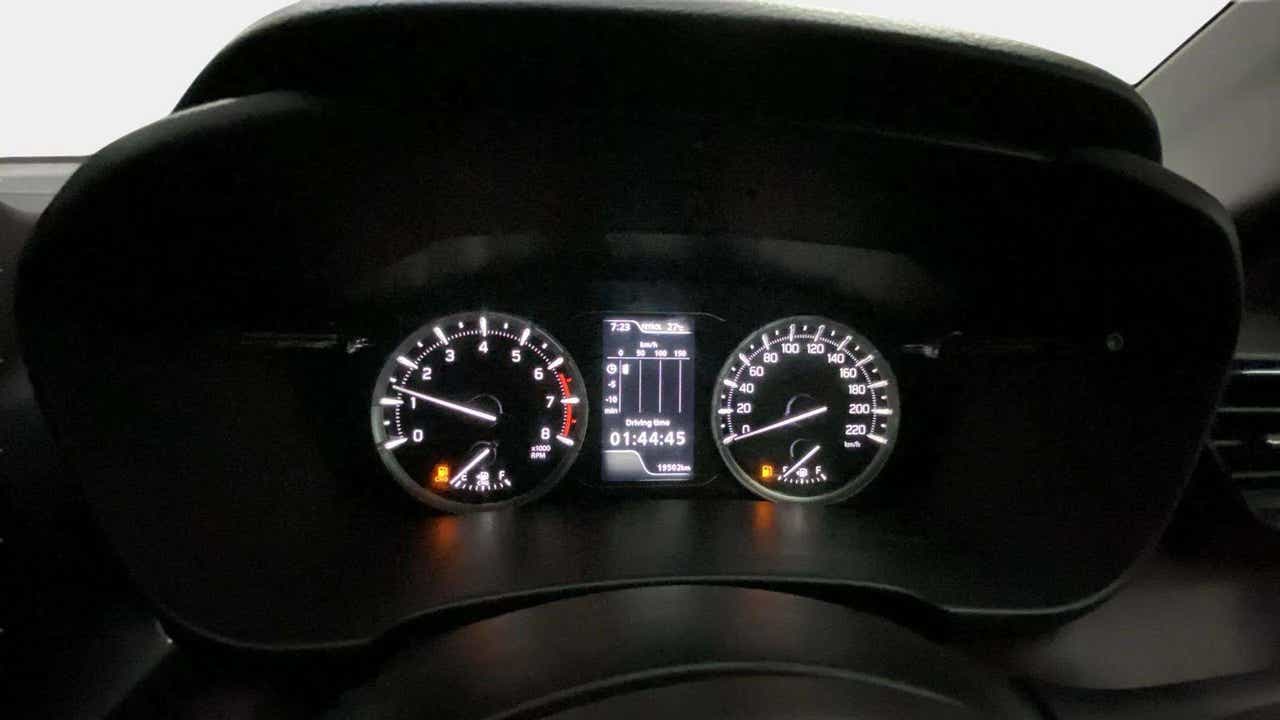 Instrument cluster of a Maruti Suzuki Grand Vitara
