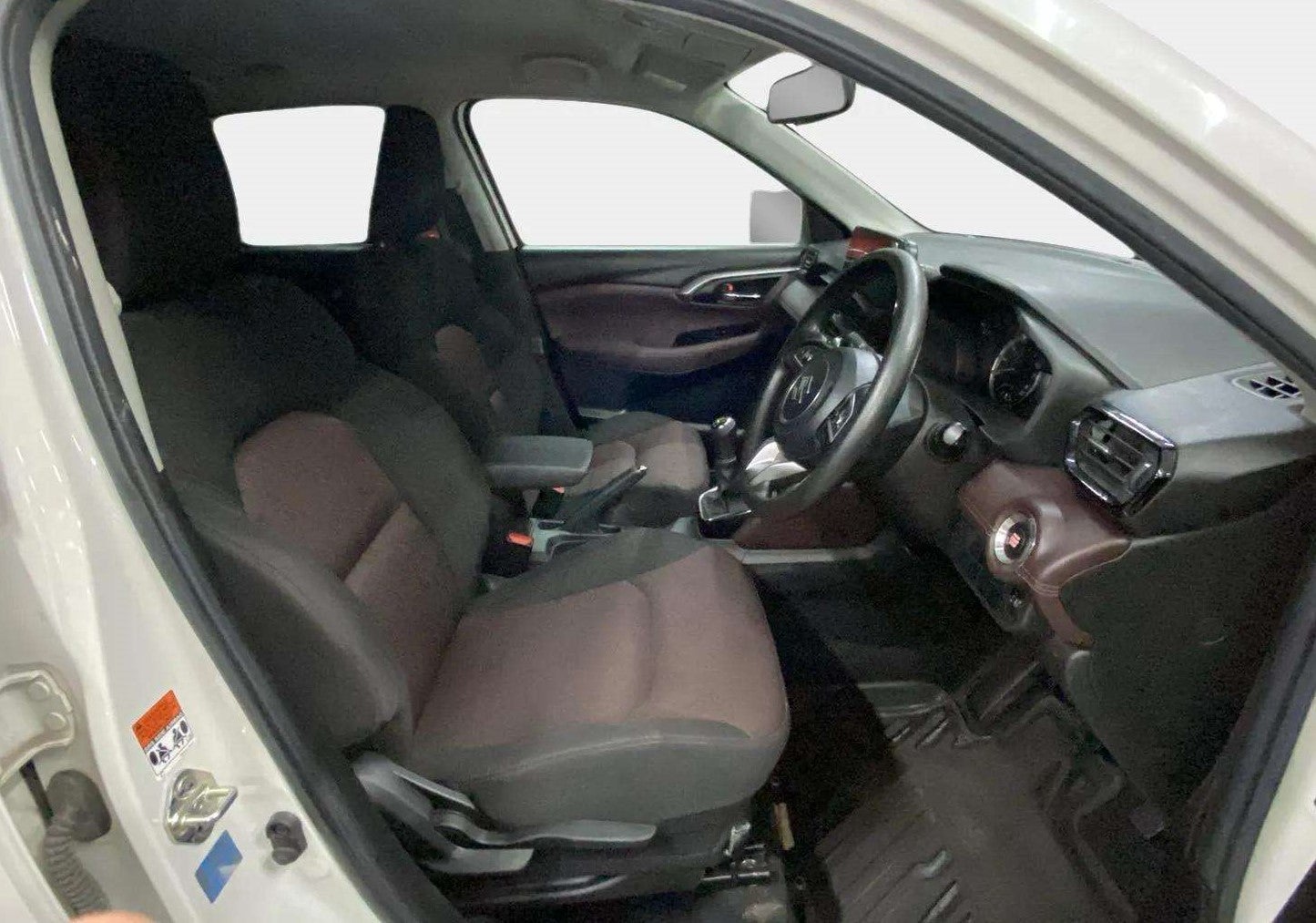Front interior cabin of a Maruti Suzuki Grand Vitara