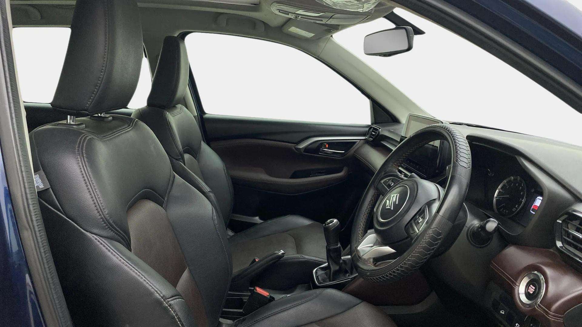 Interior view of a Maruti Suzuki Grand Vitara