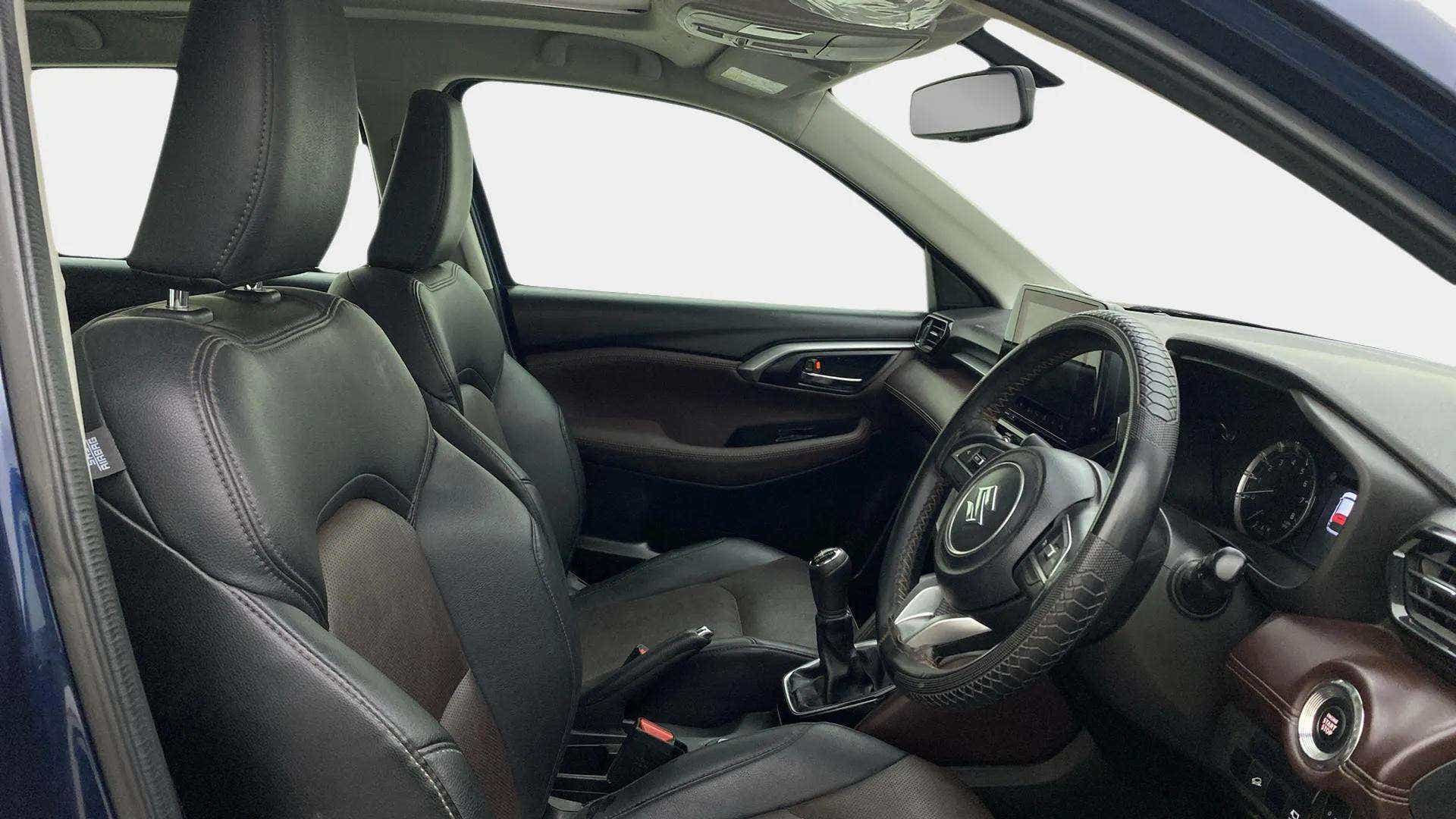 Interior view of a Maruti Suzuki Grand Vitara
