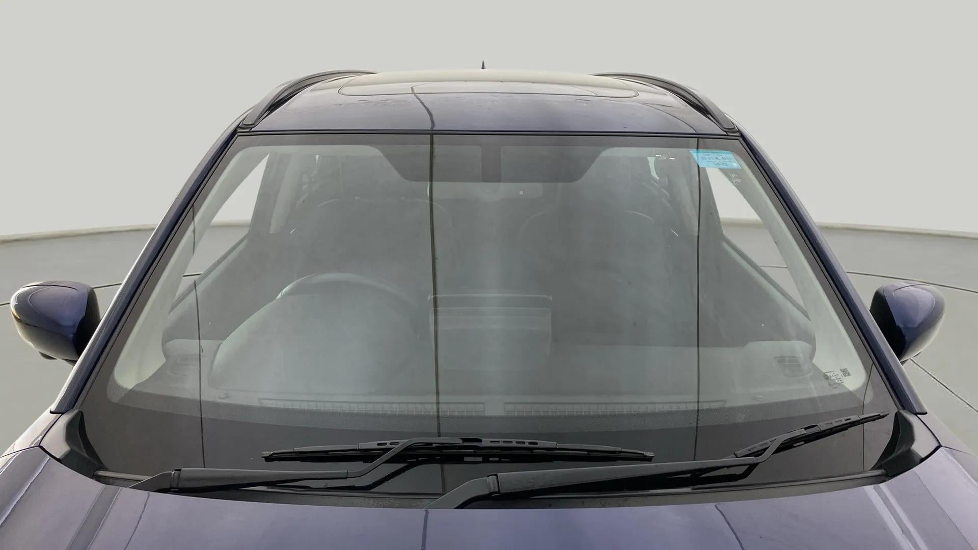 Front windshield view of a Maruti Suzuki Grand Vitara