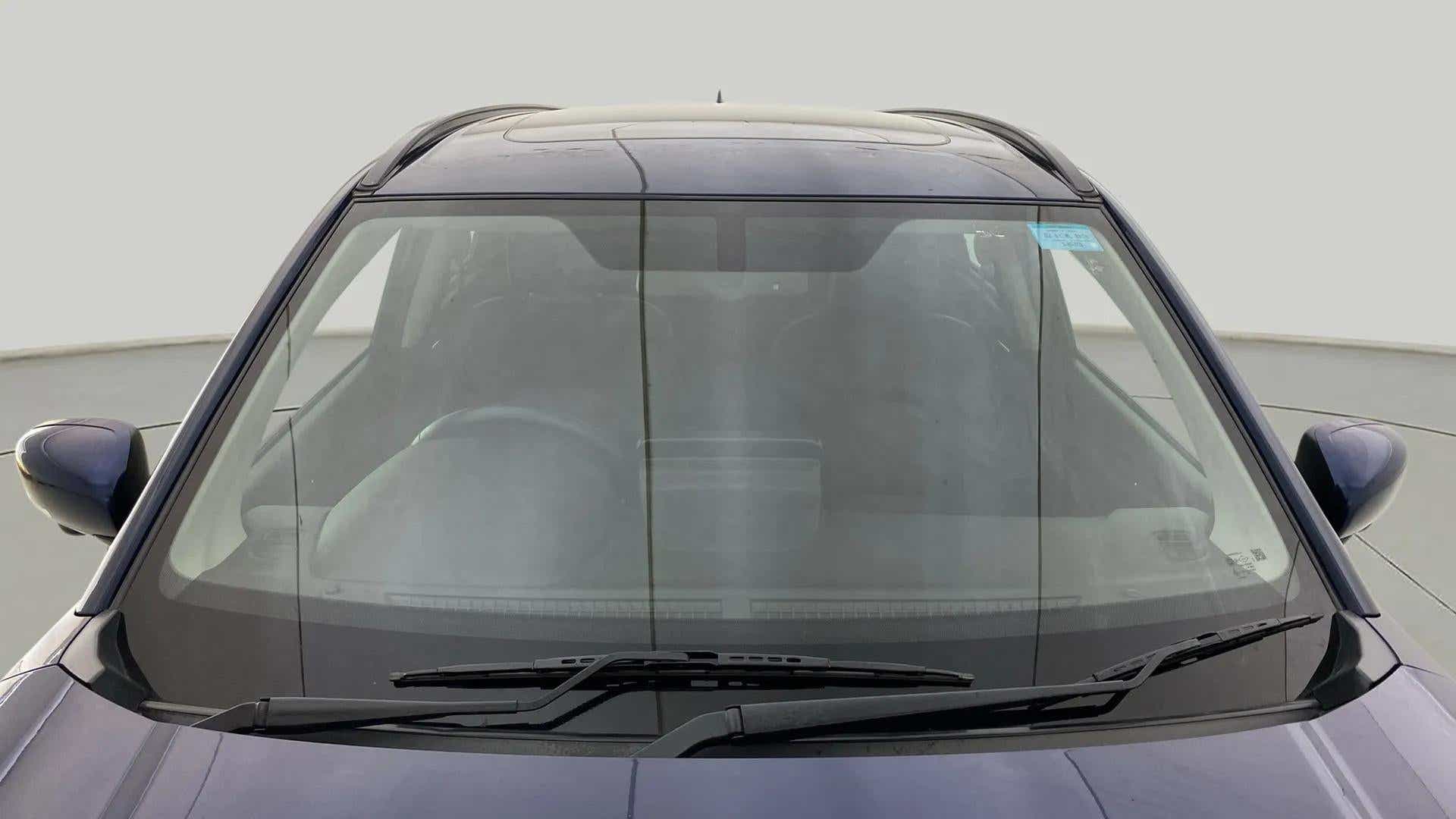 Front windshield view of a Maruti Suzuki Grand Vitara