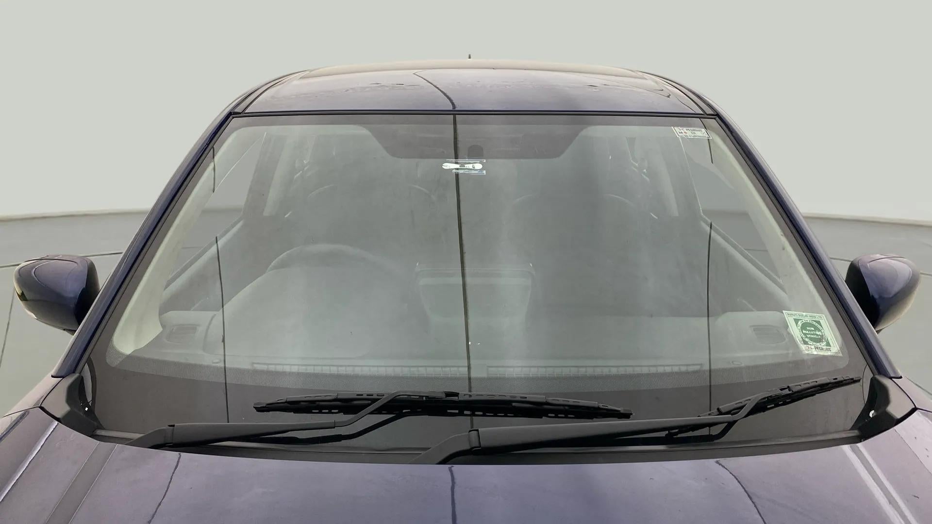 Front windshield view of a Maruti Suzuki Grand Vitara