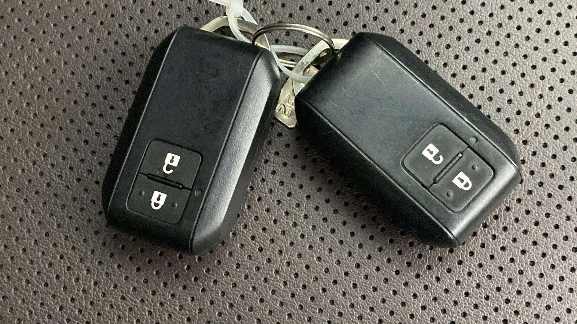 Close-up of remote keys of a Maruti Suzuki Grand Vitara