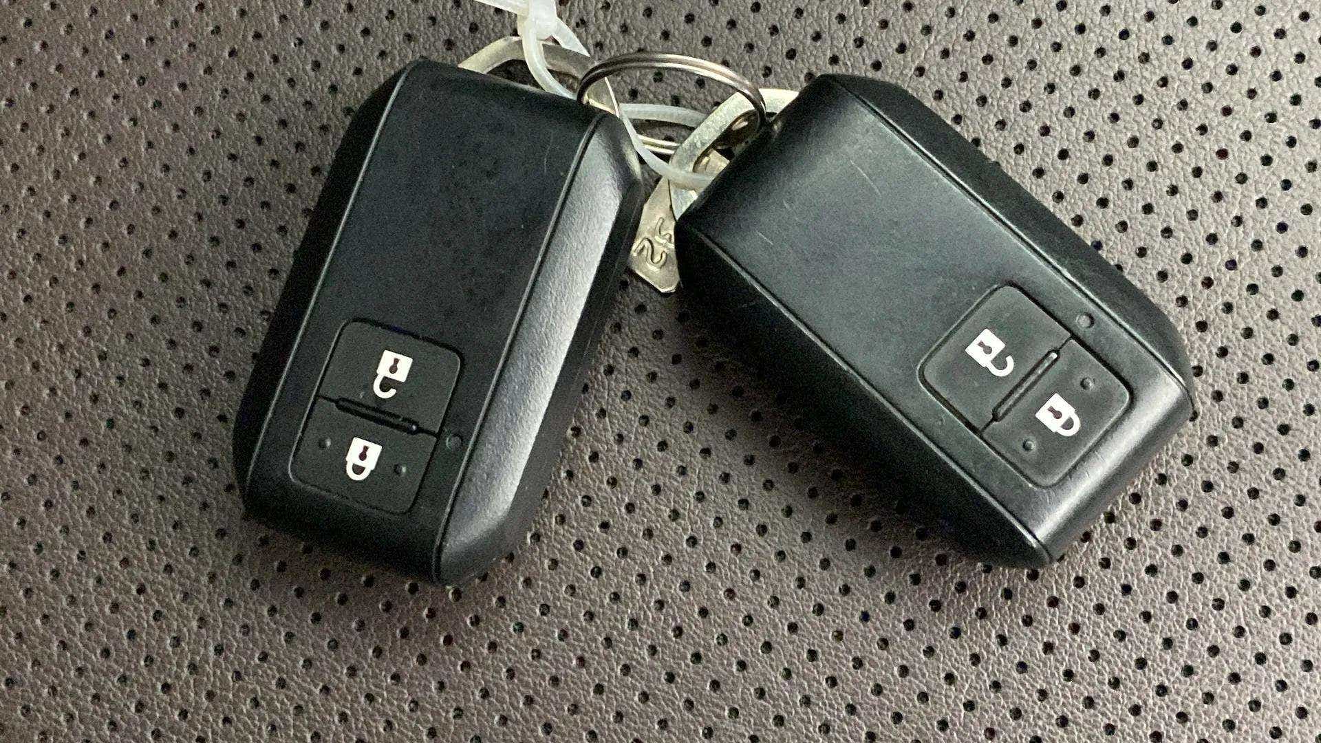 Close-up of remote keys of a Maruti Suzuki Grand Vitara