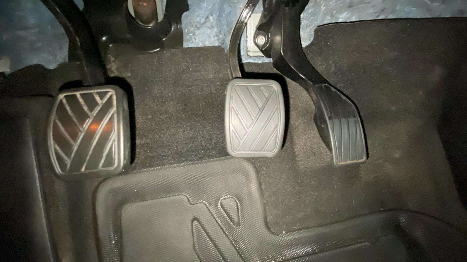 Foot pedal area of a Maruti Suzuki Grand Vitara