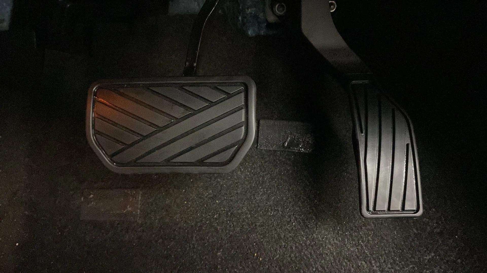 Pedal area of a Maruti Suzuki Grand Vitara