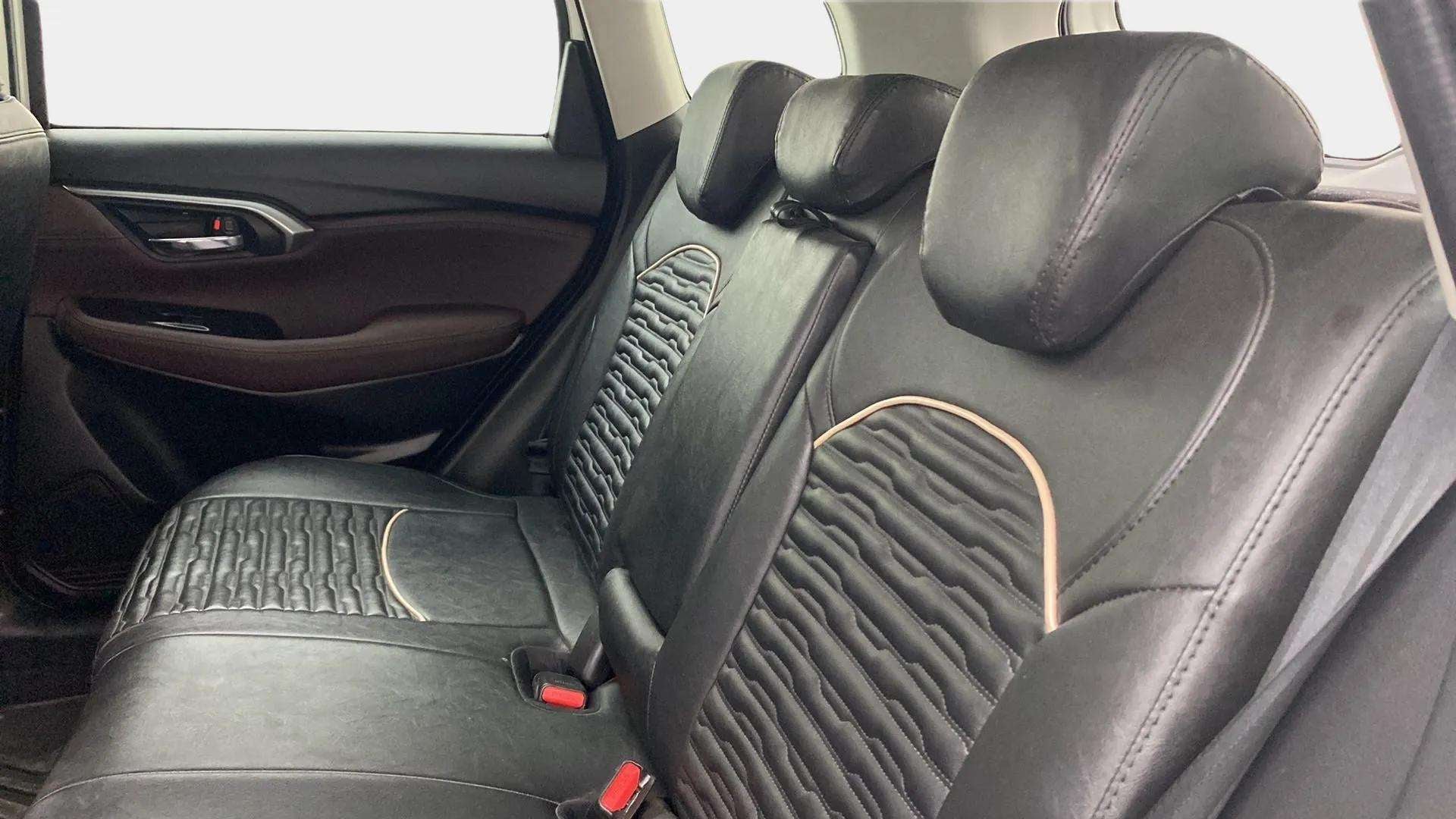 Rear seat view of a Maruti Suzuki Grand Vitara