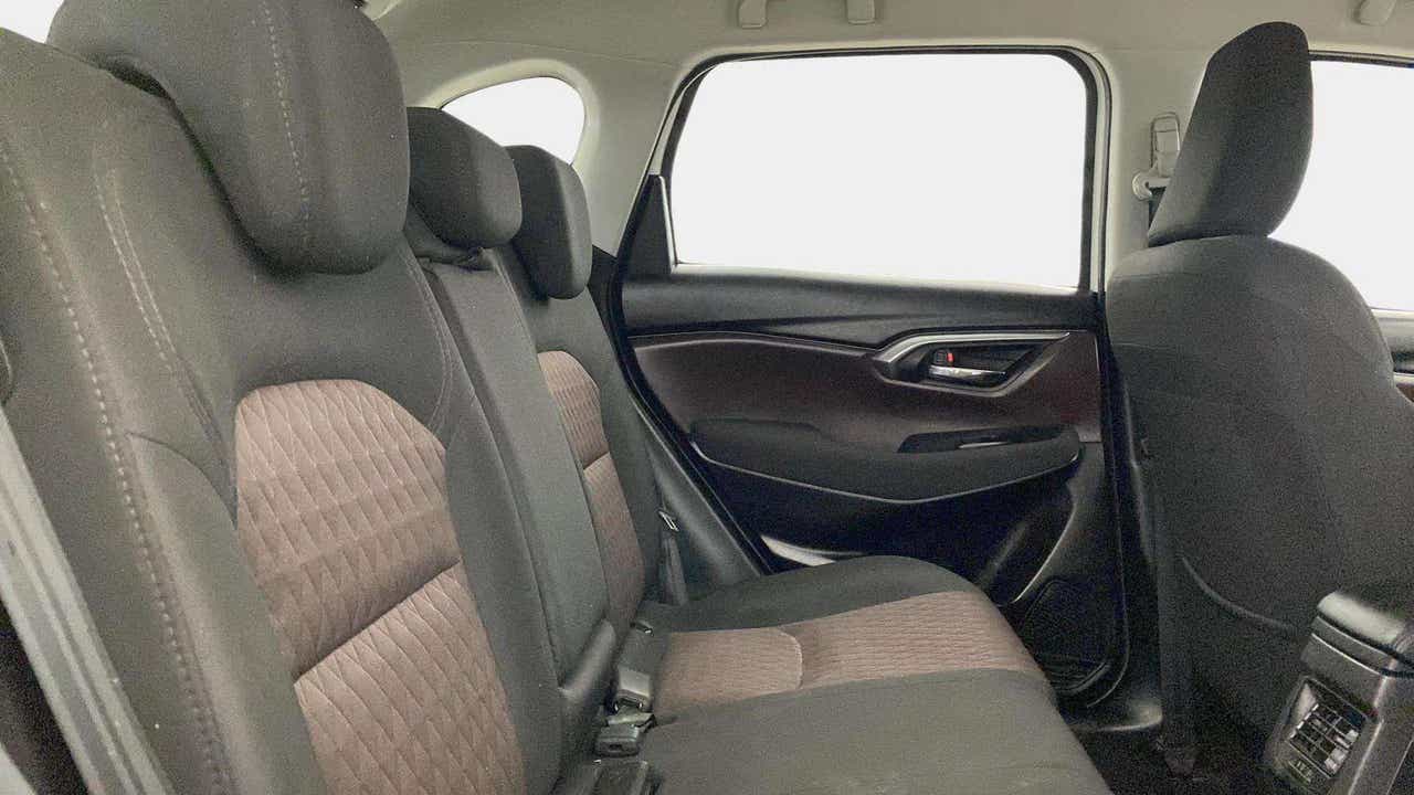 Rear seat view of a Maruti Suzuki Grand Vitara