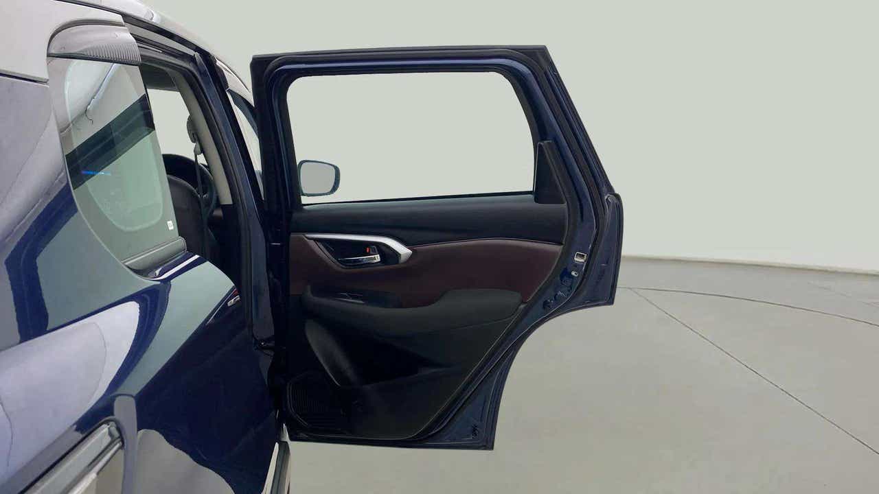 Rear door open view of a Maruti Suzuki Grand Vitara