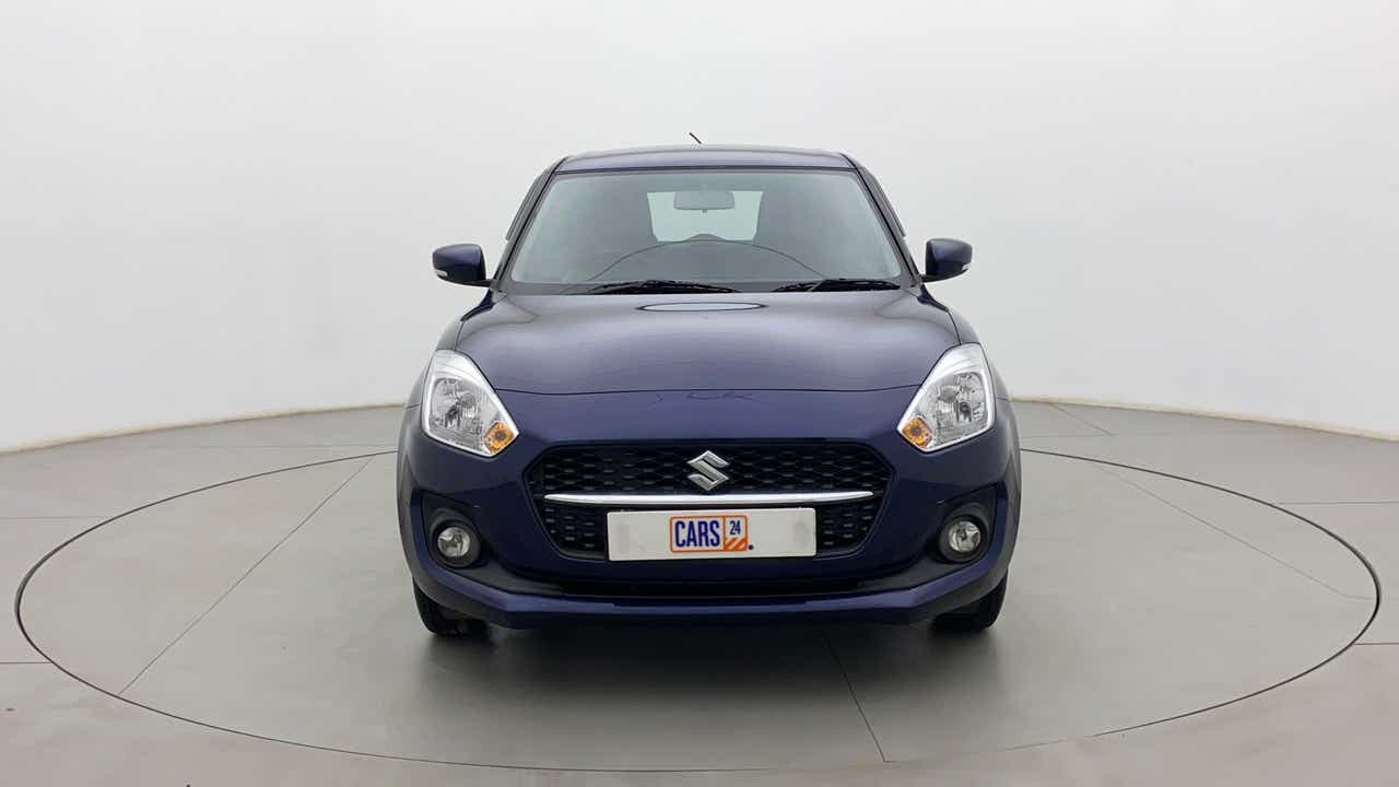 Front view of a Maruti Suzuki Swift 2021 - 2023