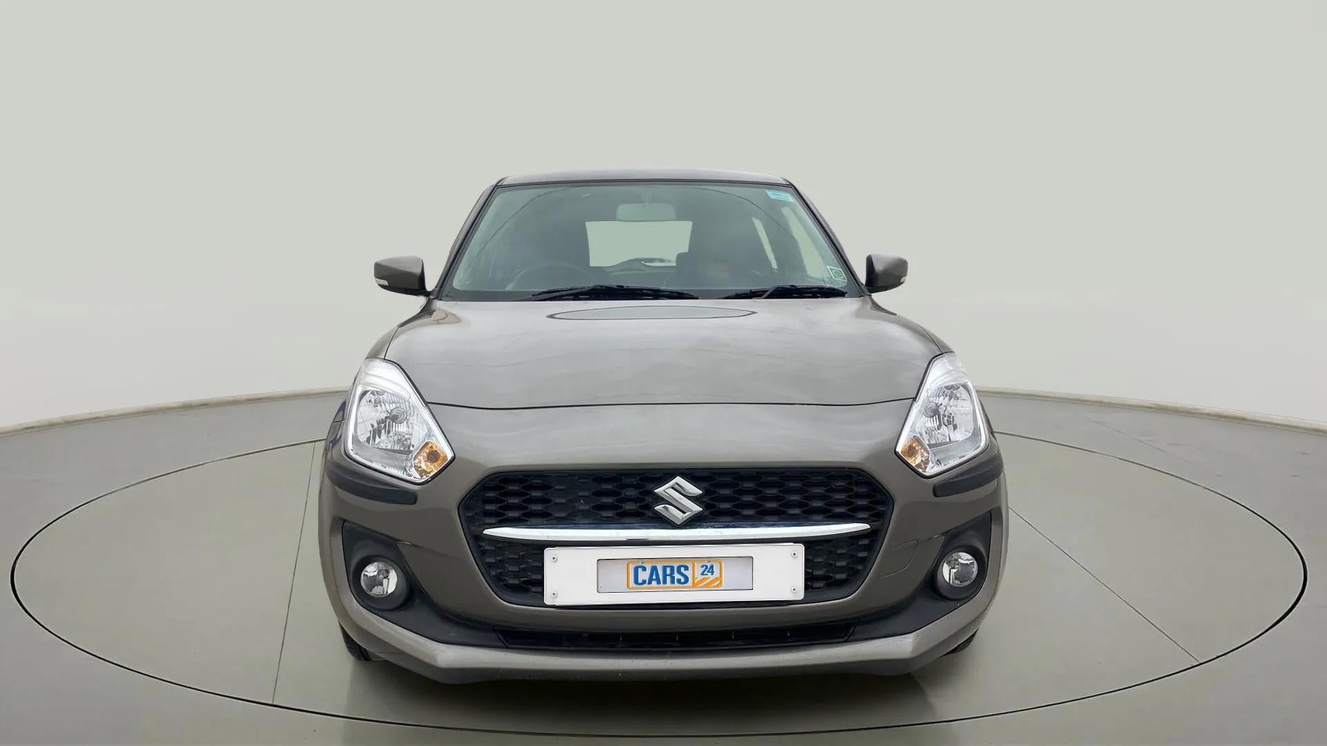 Front view of a Maruti Suzuki Swift 2021 - 2023
