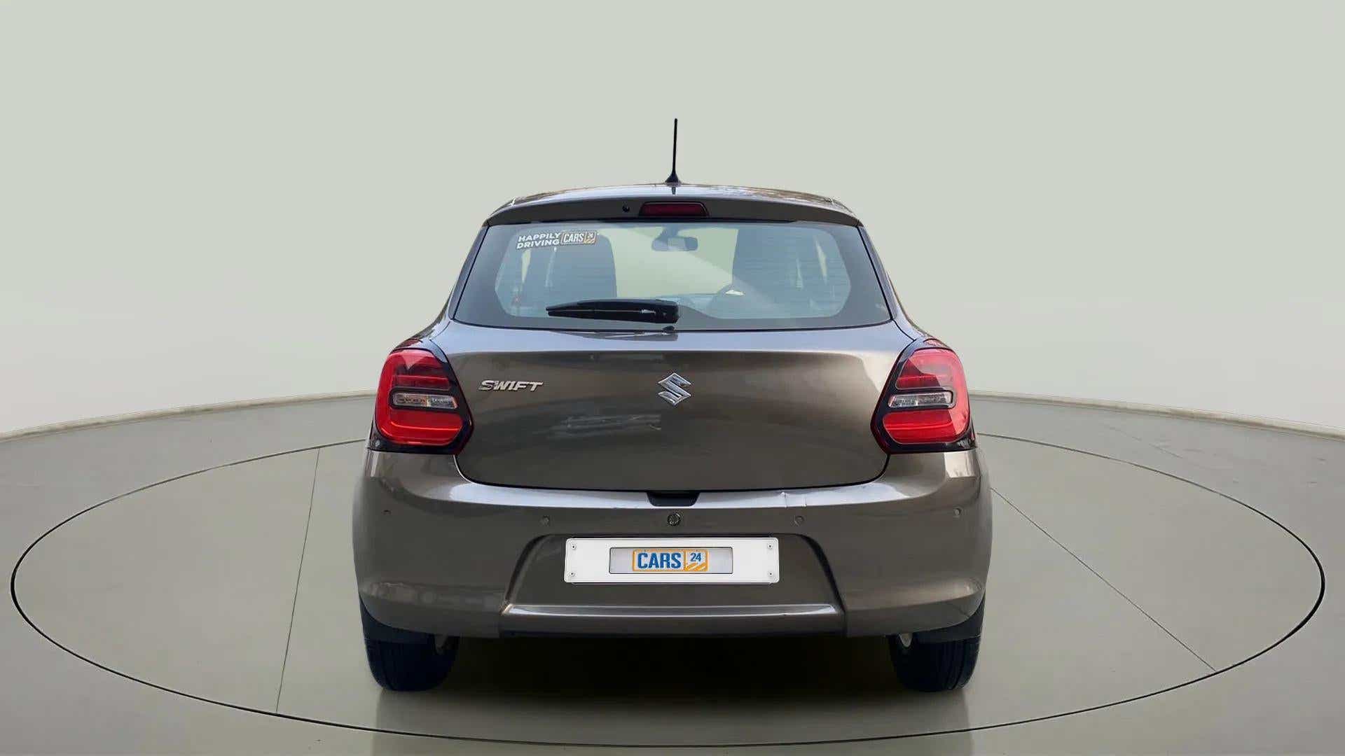 Rear view of a Maruti Suzuki Swift 2021 - 2023