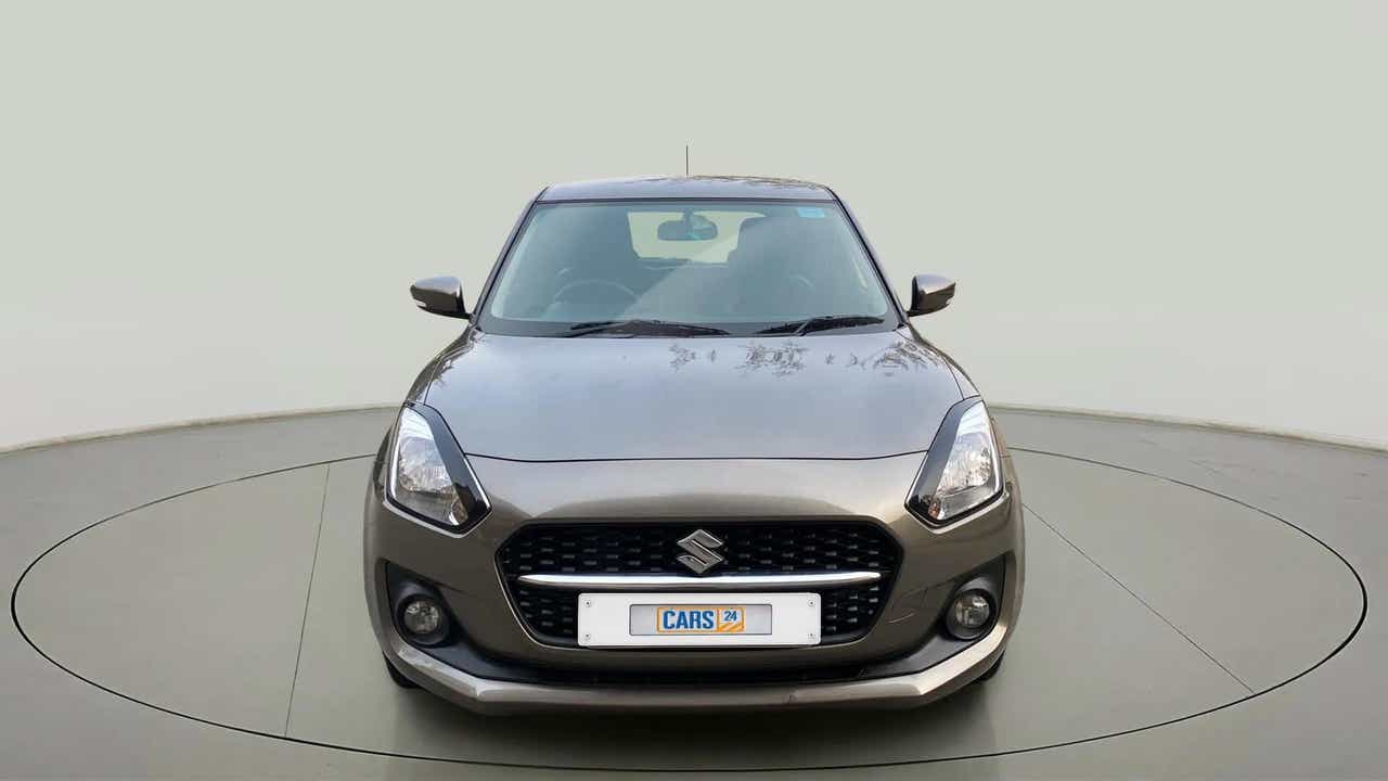 Front view of a maruti suzuki swift 2021 - 2023