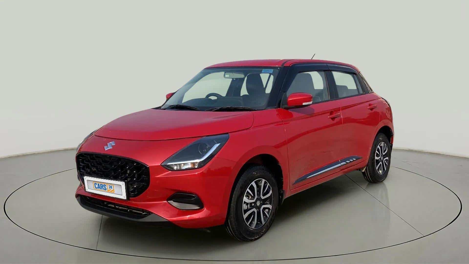 Front three-quarter view of a Maruti Suzuki Swift