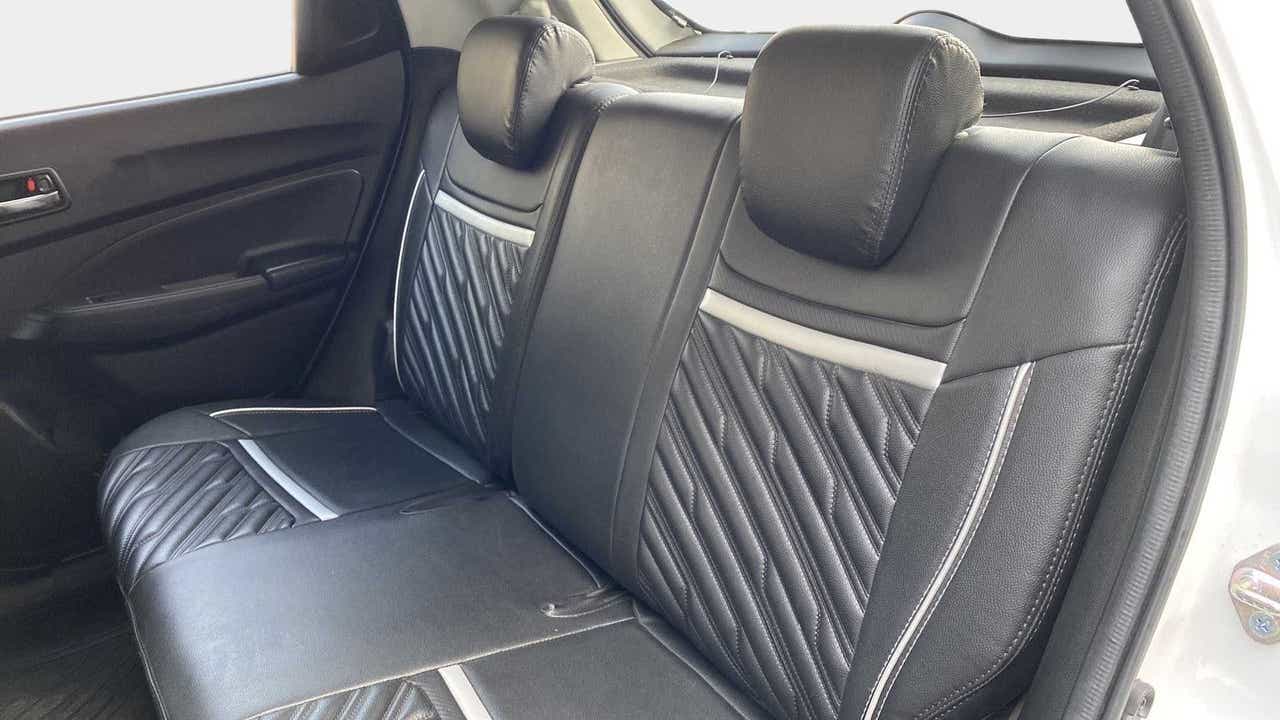 Rear seat view of a Maruti Suzuki Swift 2021 - 2023